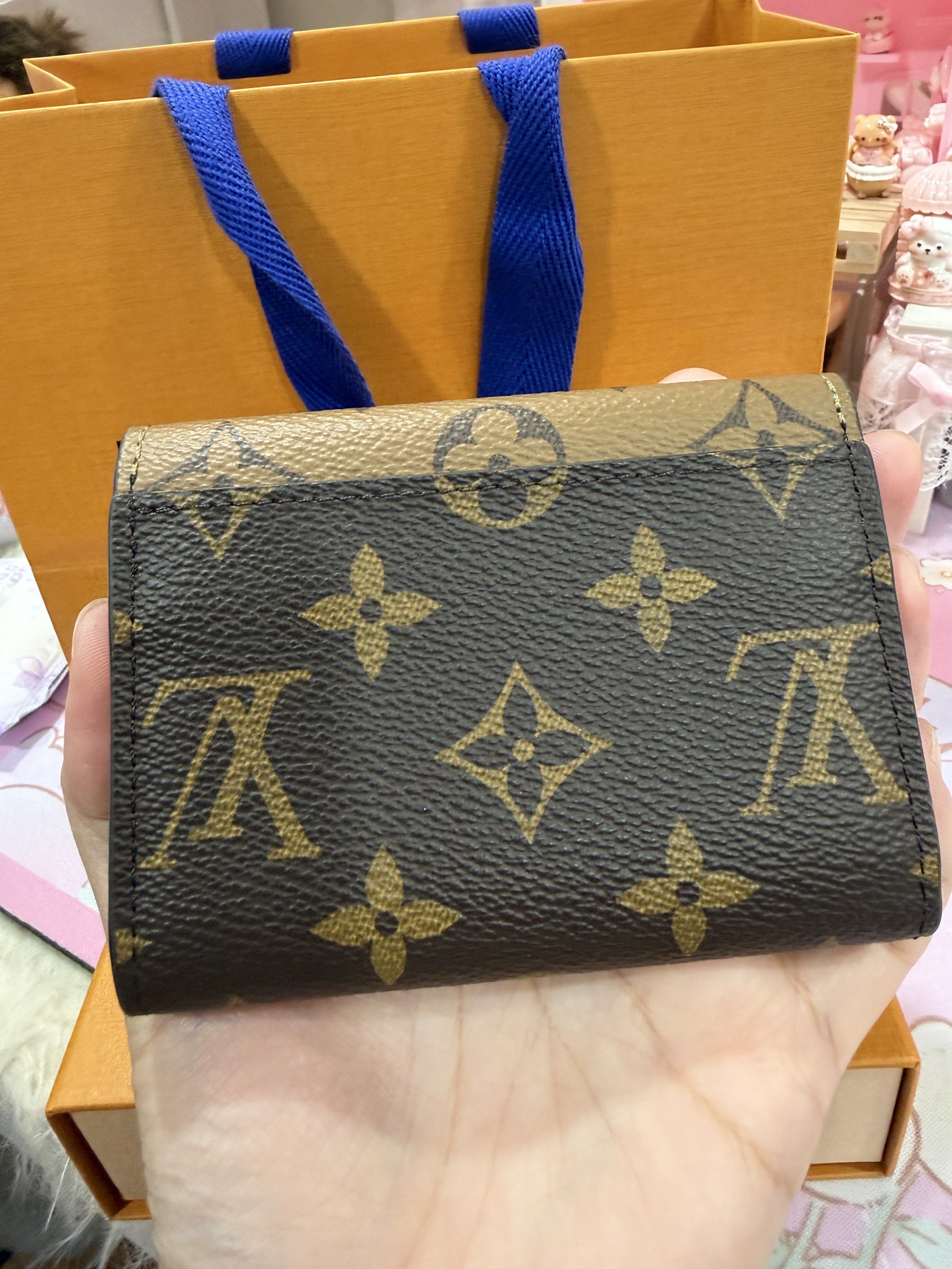 Louis Vuitton Rosalie Monogram Wallet (Category: Luxury Bags & Wallets) located in Caloocan City. Submitted by mavs_alinas (Listing ID 1419962017, Image 2). Description: Authentic Louis Vuitton Monogram Wallet Issue: with initials and nawala ko yung receipt pero i have photo naman .