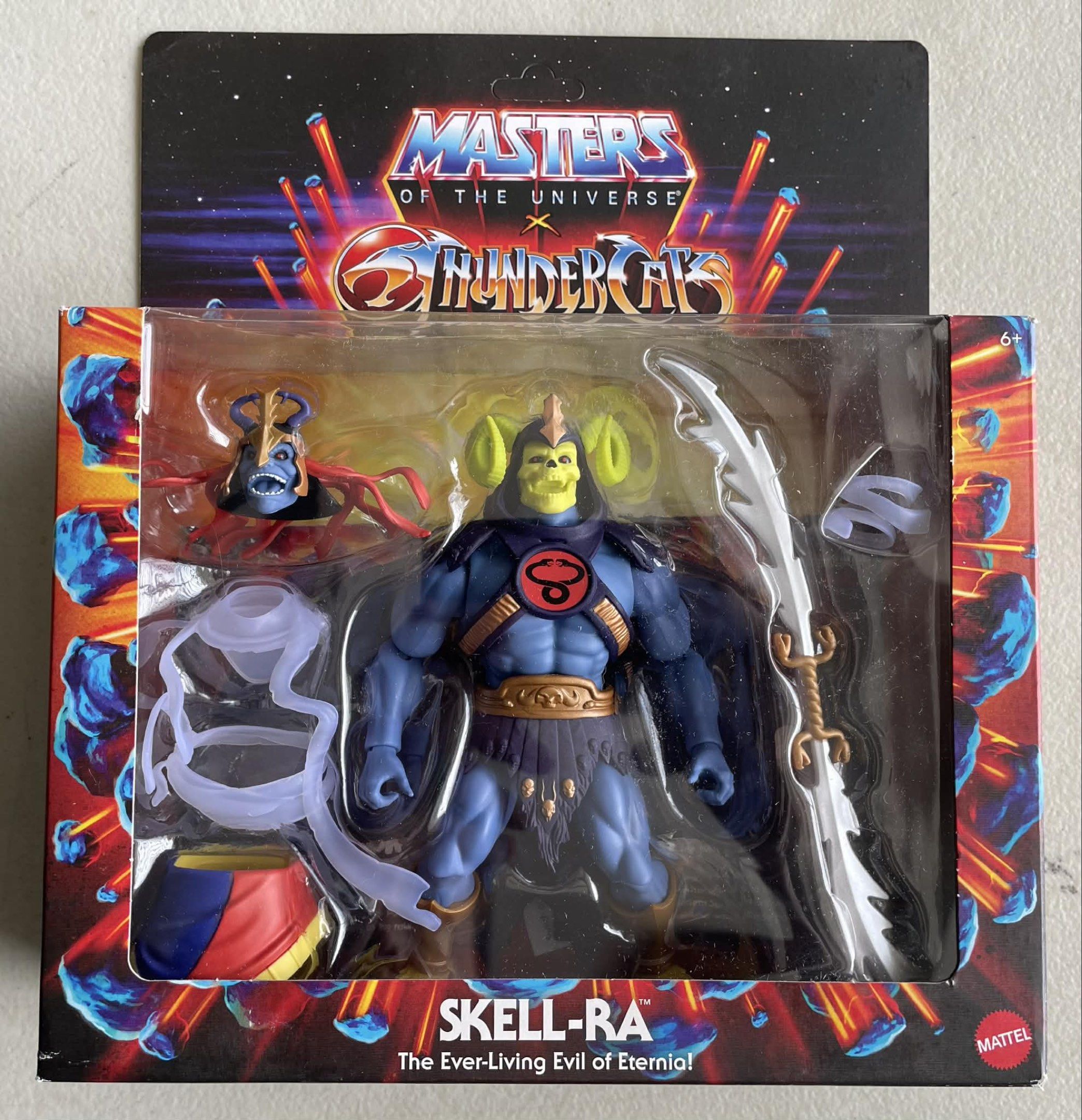 Mattel MOTU X Thundercats 2025 - Skell Ra (Category: Figurines & Statues) located in Las Pinas. Submitted by kt_and_rc_selections (Listing ID 1419836451, Image 1). Description: PTPA. Thanks. Selling MOTU x Thundercats 2025 - Skell Ra Action Figure Brand : Mattel Condition : BNIB Location : Las Pinas / Greenhills WYSIWYG RFS : Doubles Payment : Gcash Shipment : Lalamove or LBC c/o buyer’s expense.