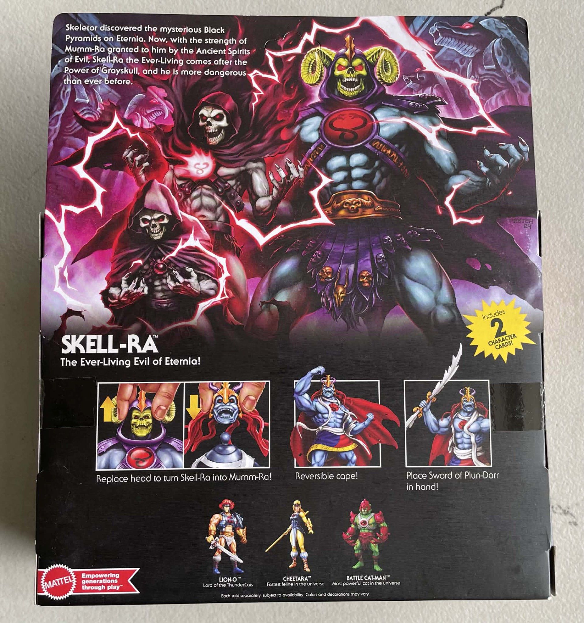Mattel MOTU X Thundercats 2025 - Skell Ra (Category: Figurines & Statues) located in Las Pinas. Submitted by kt_and_rc_selections (Listing ID 1419836451, Image 2). Description: PTPA. Thanks. Selling MOTU x Thundercats 2025 - Skell Ra Action Figure Brand : Mattel Condition : BNIB Location : Las Pinas / Greenhills WYSIWYG RFS : Doubles Payment : Gcash Shipment : Lalamove or LBC c/o buyer’s expense.
