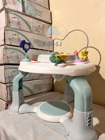 Multi-Functional Activity Center with Bouncer (Category: Infant Playtime) located in Manila. Submitted by airacruz0048042 (Listing ID 1419946291, Image 1). Description: - Multi-functional baby activity center - Features a bouncer and various toys - Includes a play area with colorful toys - Has a bead maze - Comes with a comfortable seat - Designed with a stable base - Brand new and ready to use.