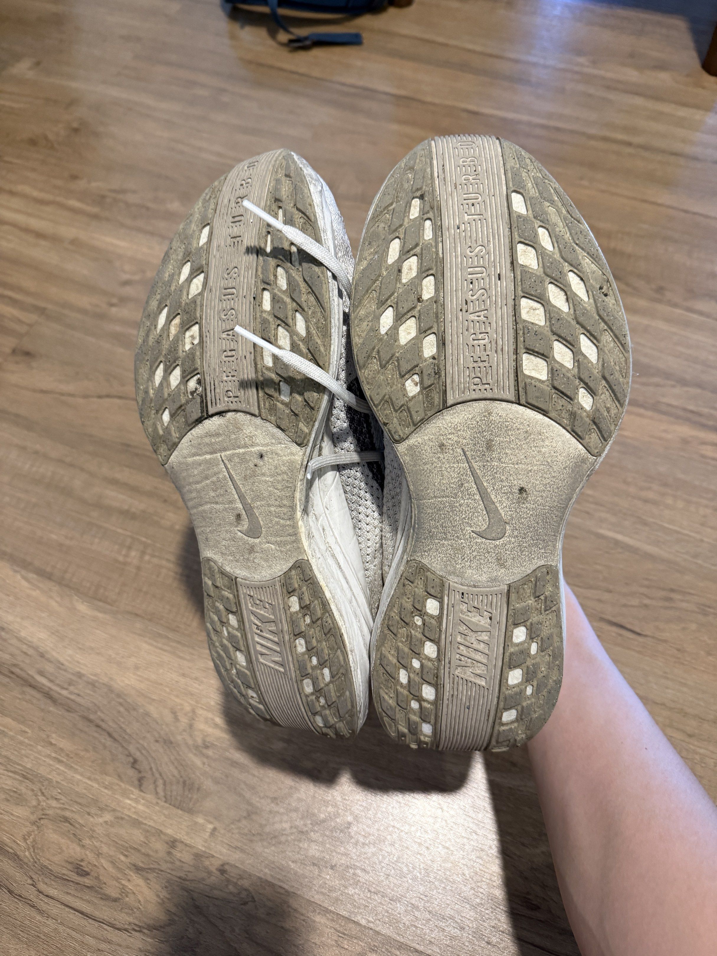 Nike Pegasus Plus US 10 Mens (Category: Sneakers) located in Taguig. Submitted by naar7 (Listing ID 1419804904, Image 3). Description: Nike Pegasus Plus US10 Well used, 231KM mileage (strictly tracked on Strava) Needs a bit of cleaning but still comfortable and a lot of life left! ₱1,500 Payment via Gcash, shipping c/o buyer.