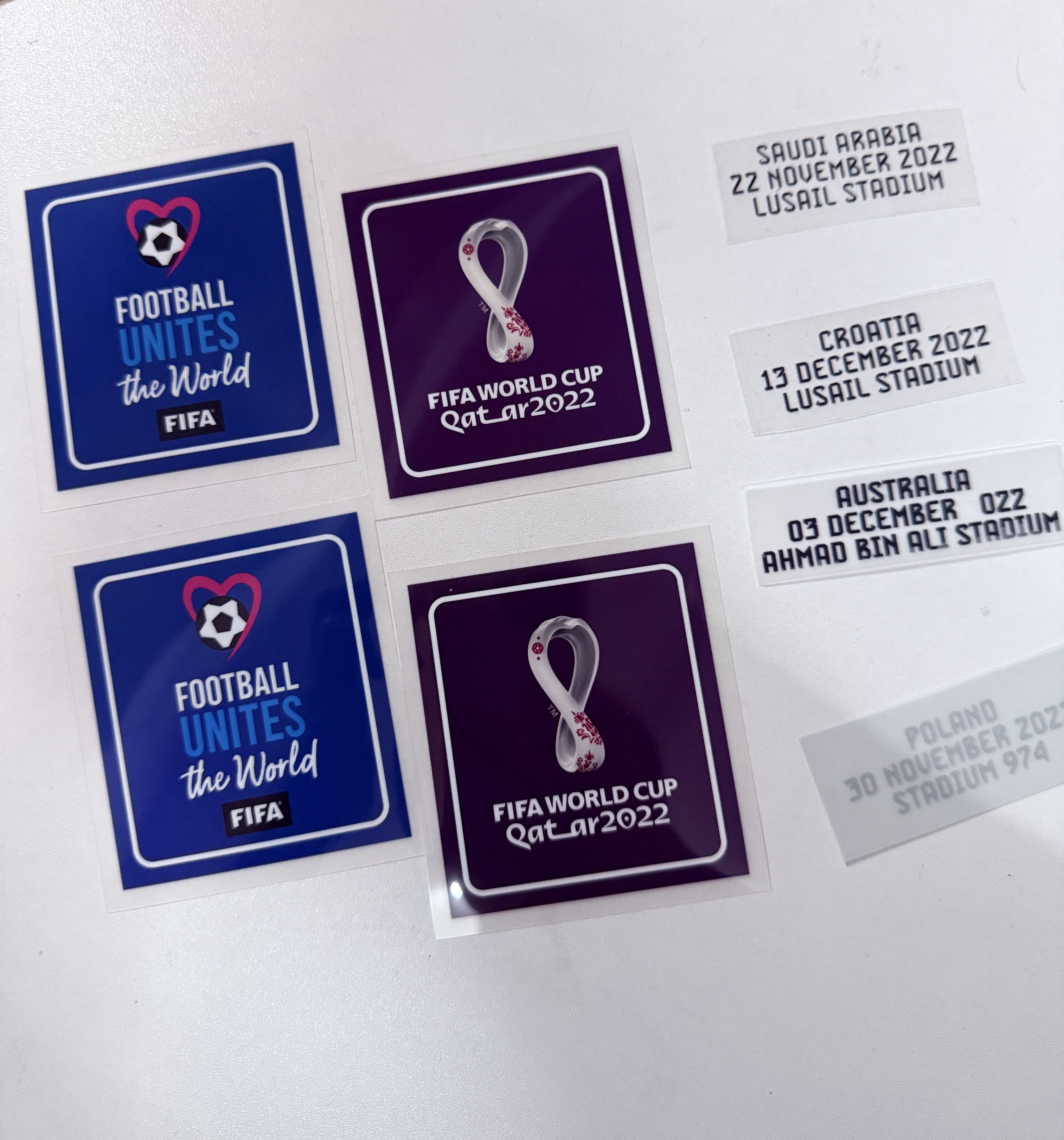 OFFICIAL FIFA World Cup Qatar 2022 Argentina Patches Match Details official-fifa-world-cup-qatar-2022-argentina-patches-match-details