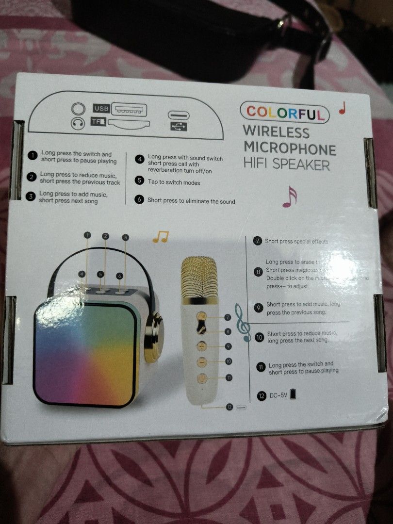 Pink Karaoke Microphone Set with Speaker65561359958403111