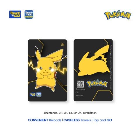 Pokemon Pikachu Touch 'n Go Special Edition LED Card, Hobbies & Toys ...