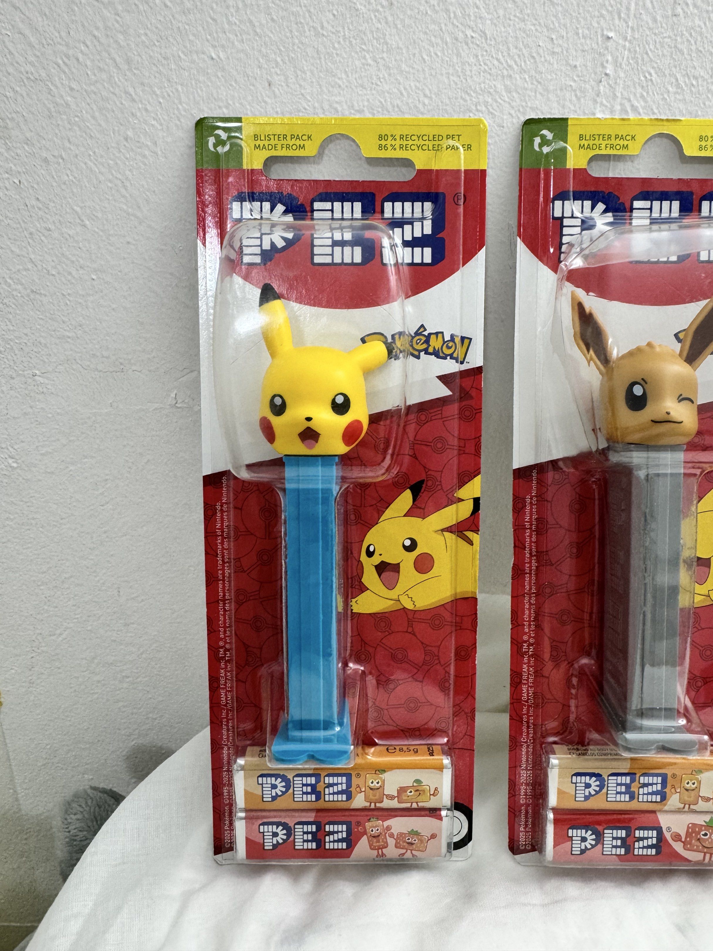 Pok mon And PEZ Candy Series Blister Package Pikachu Eevee Gengar pok-mon-and-pez-candy-series-blister-package-pikachu-eevee-gengar