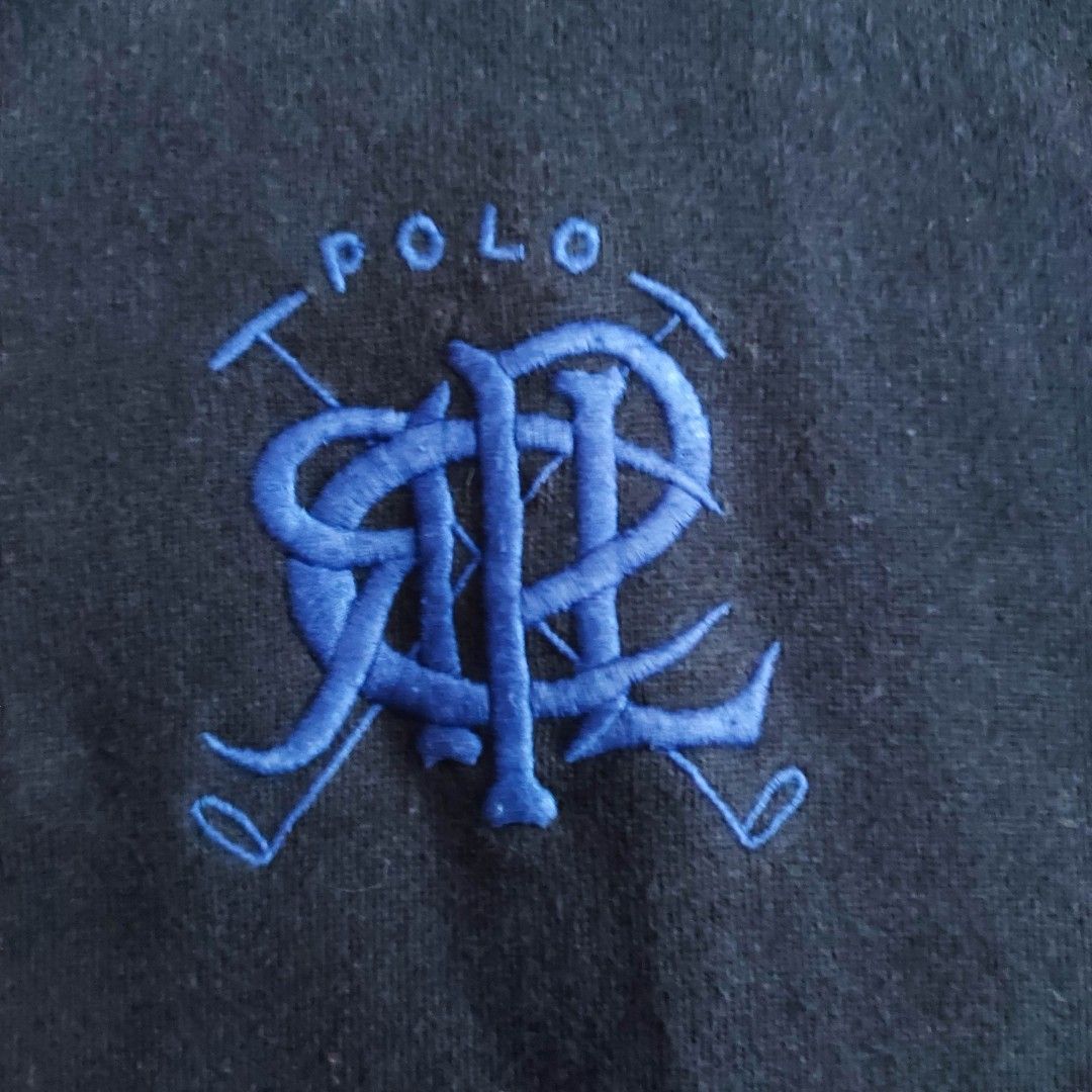 Polo by Ralph Lauren Sweatshirt (Category: Coats, Jackets and Outerwear) located in Taguig. Submitted by lawrence_stuff (Listing ID 1419848231, Image 3). Description: - Polo by Ralph Lauren sweatshirt - Navy blue body - Red collar - Blue embroidered logo - Size: L - Material: 80% cotton, 20% acrylic - Machine washable.