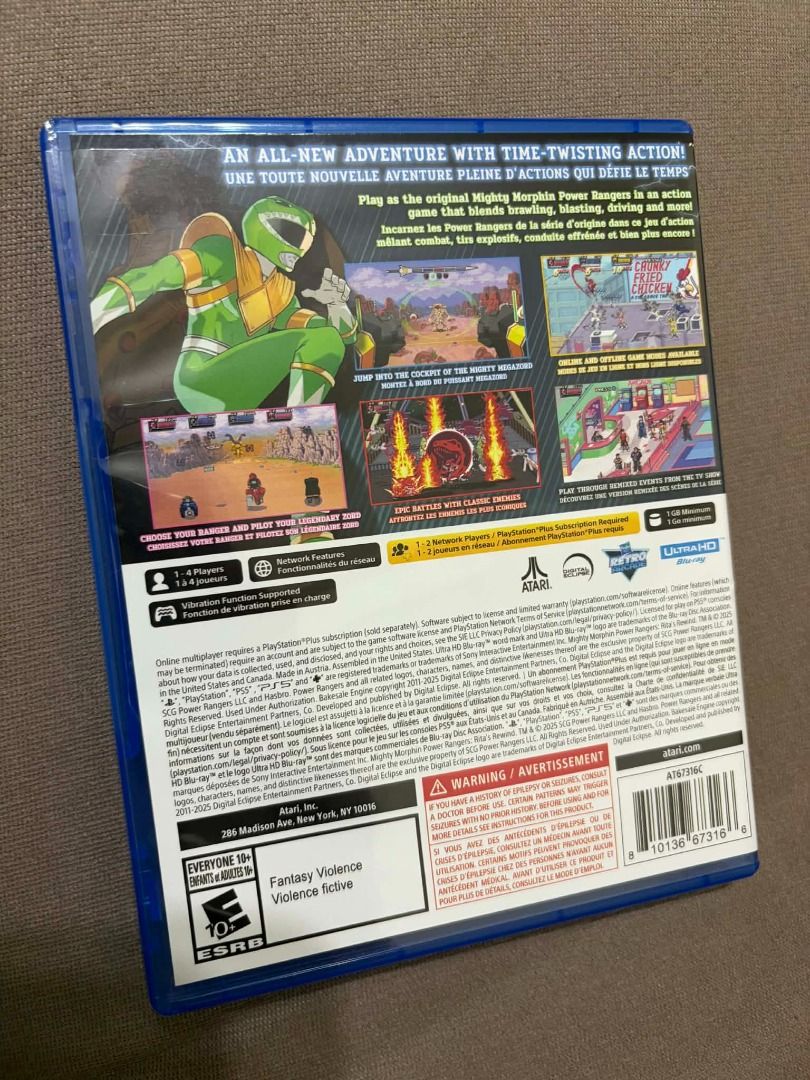 PS5 game: Power Rangers Rita's Rewind, Video Gaming, Video Games ...