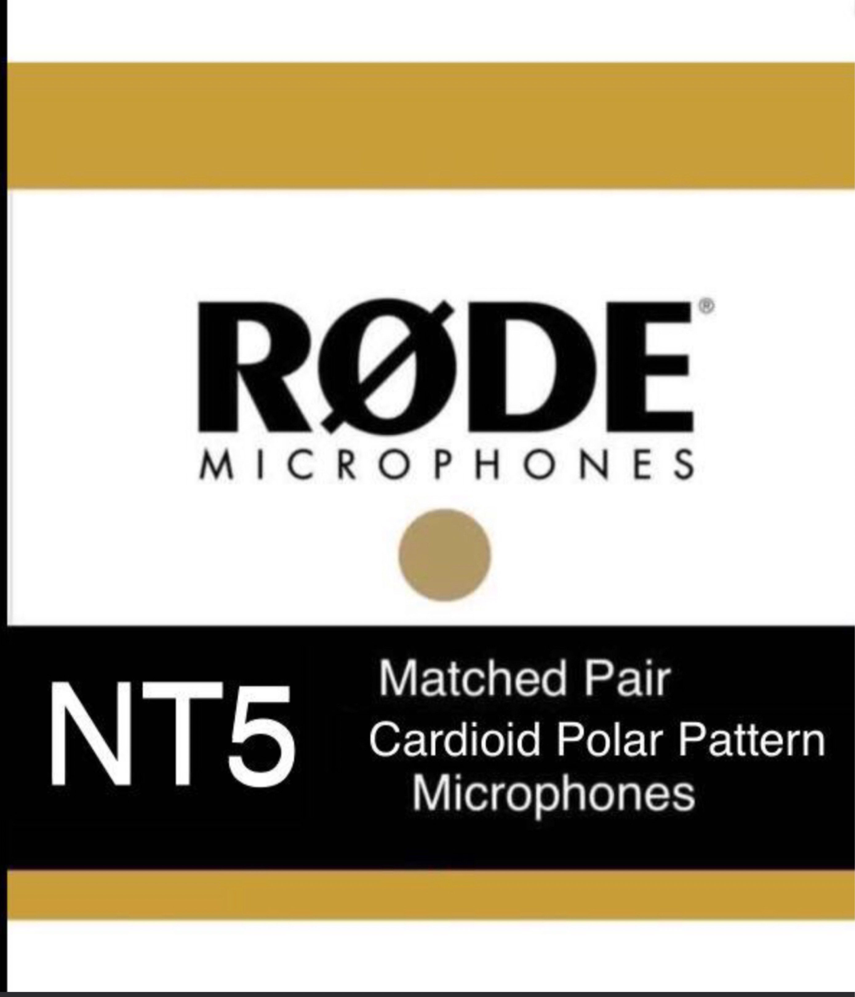Rode NT5-MP Matched Pair Microphones (Category: Microphones) located in Makati City. Submitted by sounddimension.475 (Listing ID 1419970185, Image 3). Description: Brand: RODE MODEL: NT5MP KIND: Condenser Type Match pair Brand New Authentic.