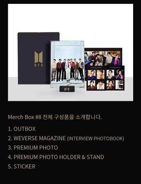 [SEALED] BTS MERCH BOX 8 - Complete Inclusions (Category: K-Wave Merchandise) located in Muntinlupa City. Submitted by cdrdr (Listing ID 1419823378, Image 1). Description: ✅sealed ✅complete inclusions x sensi with signs of storage ₱1,600 DOP 2 weeks w nrdp ₱1,450 PAYO after oc +pf +sf mop: gcash mod: j&t / prefer SDD (within metro manila) since large item.