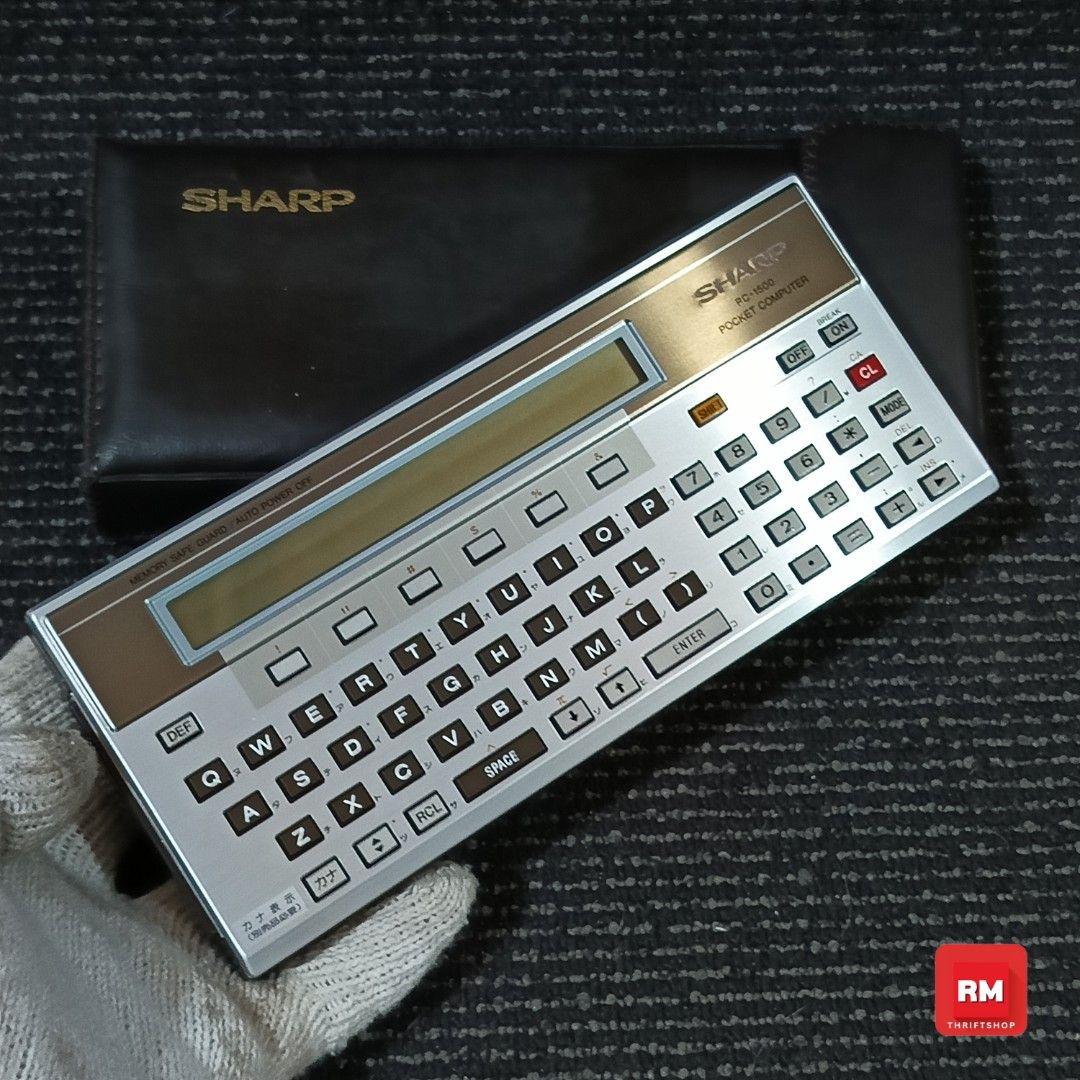 SHARP Pocket Computer PC-1500 Electronic Calculator | F1 (Category: Office & Business Technology) located in Meycauayan. Submitted by redmants2011 (Listing ID 1419907678, Image 2). Description: Rare Tested working Flash Express Fixed Price.