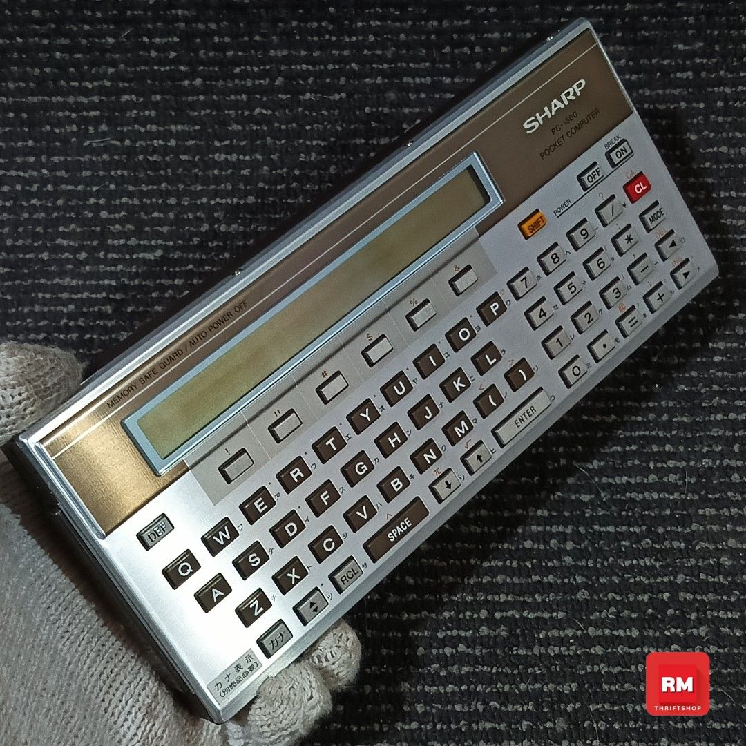 SHARP Pocket Computer PC-1500 Electronic Calculator | F1 (Category: Office & Business Technology) located in Meycauayan. Submitted by redmants2011 (Listing ID 1419907678, Image 3). Description: Rare Tested working Flash Express Fixed Price.