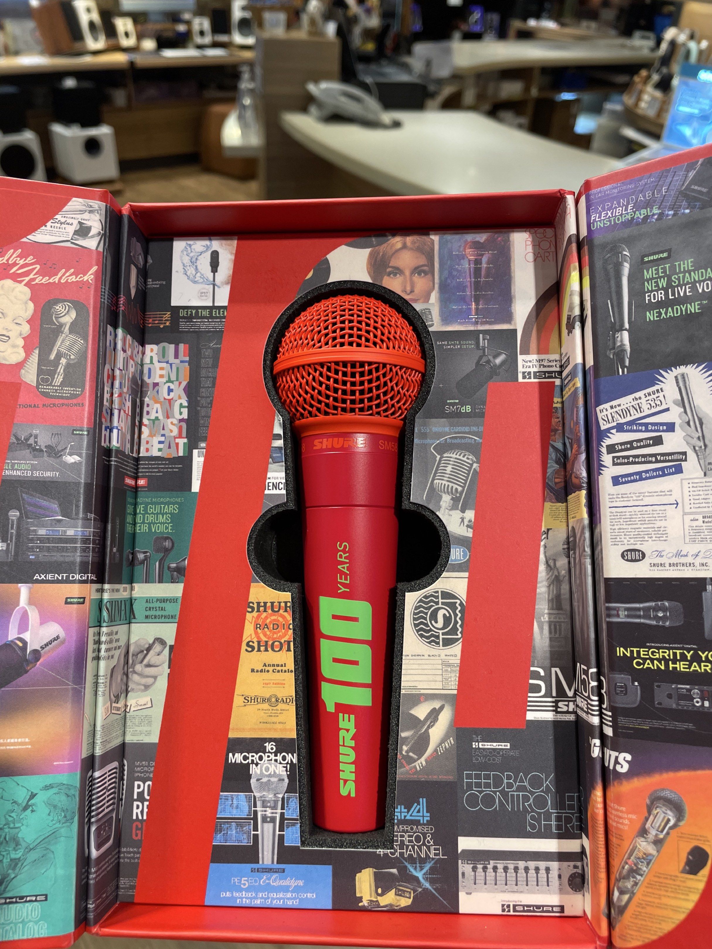 Shure SM58 - LC RED vocal microphone