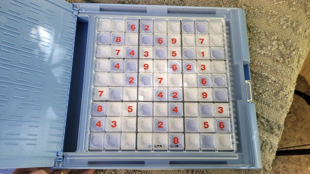 Supreme Sudoku Puzzle Game (Category: Board Games & Puzzles) located in Sablan. Submitted by gongonshelley12 (Listing ID 1419786457, Image 2). Description: 👉👉300 ONLY👈👈 SUDOKU GAME BOARD LIKE NEW.