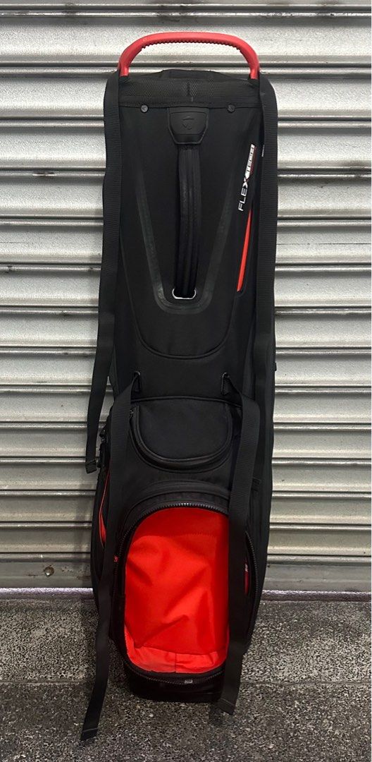 TaylorMade FlexTech Crossover Golf Stand Bag, Black (Category: Golf) located in Pasay City. Submitted by jen.pen (Listing ID 1419881556, Image 2). Description: TaylorMade FlexTech Crossover Golf Stand Bag, Black *New Old Stock * No Stand, No Strap, Missing Pocket Cover.