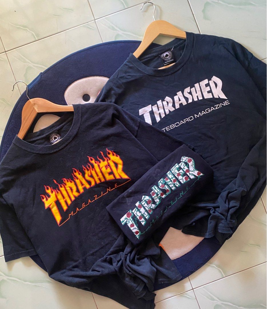 THRASHER COMBO (Category: Activewear) located in Gua Musang. Submitted by zul_02 (Listing ID 1419806043, Image 2). Description: PRINT TIADA CRACK 1 TAG KENA POTONG DETAIL BOLEH PM.