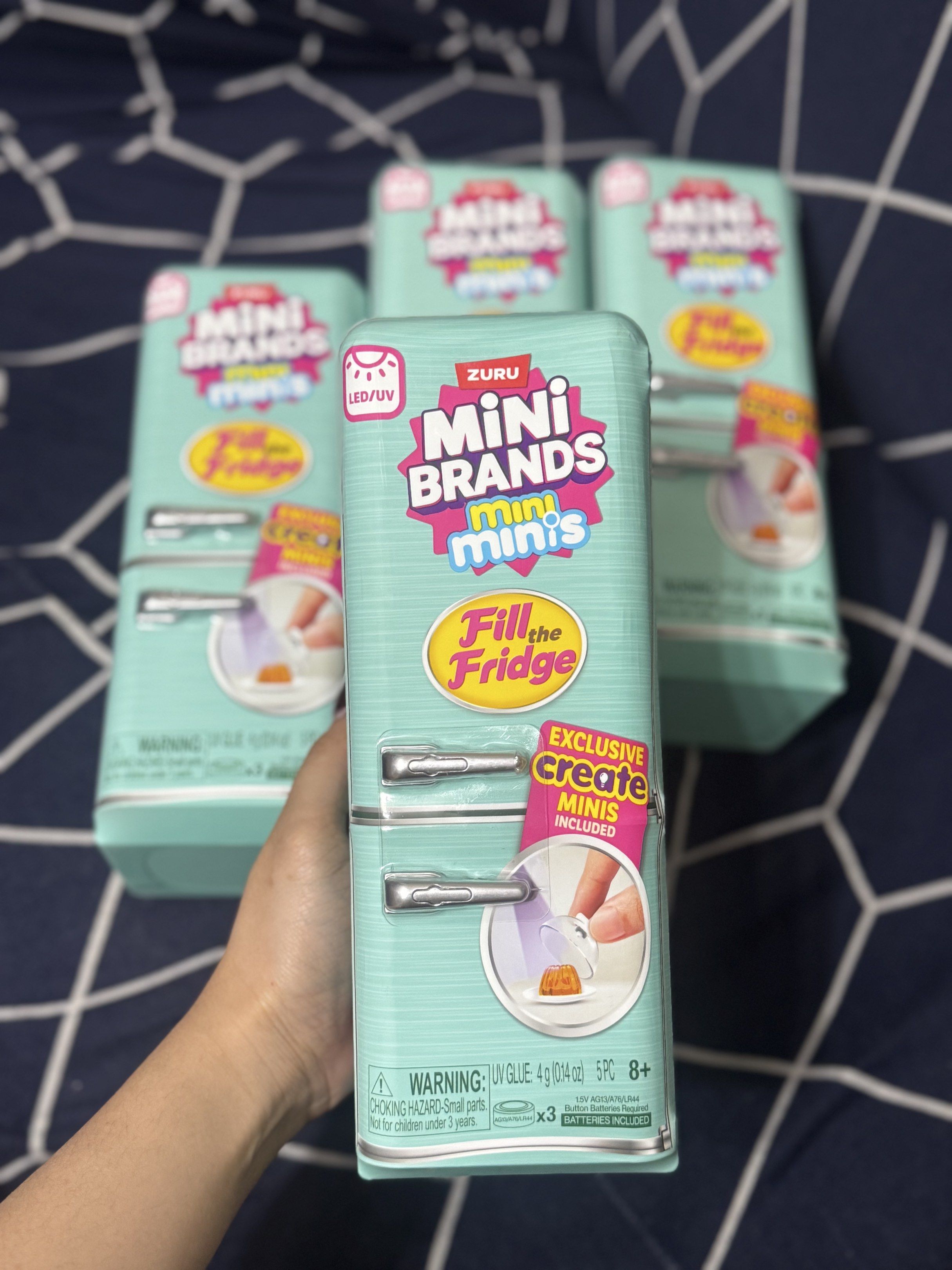 Zuru Mini Brands Mini Fridge (Category: Refrigerators and Freezers) located in Manila. Submitted by sheelanahelyyy (Listing ID 1419919856, Image 1). Description: Zuru Mini Brands Fill the Fridge 1,500 each Original Brand new (Sealed) 📩📩📩.