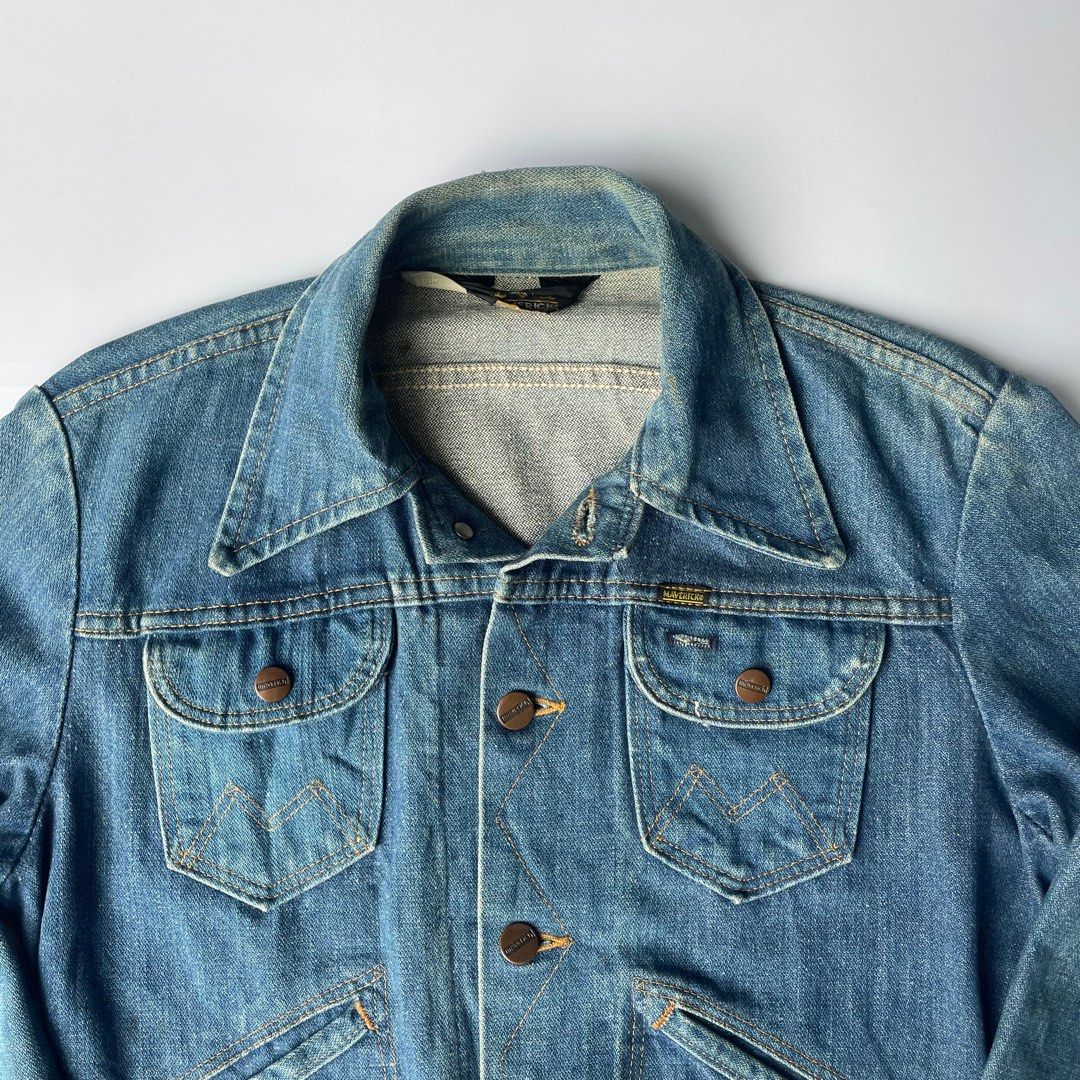 70s Blue Bell Maverick 3J03MJ Denim Jacket (Category: Coats, Jackets and Outerwear) located in Manaoag. Submitted by mayonaise.store (Listing ID 1420080514, Image 2). Description: 19x21 open to trade sa size 36 .
