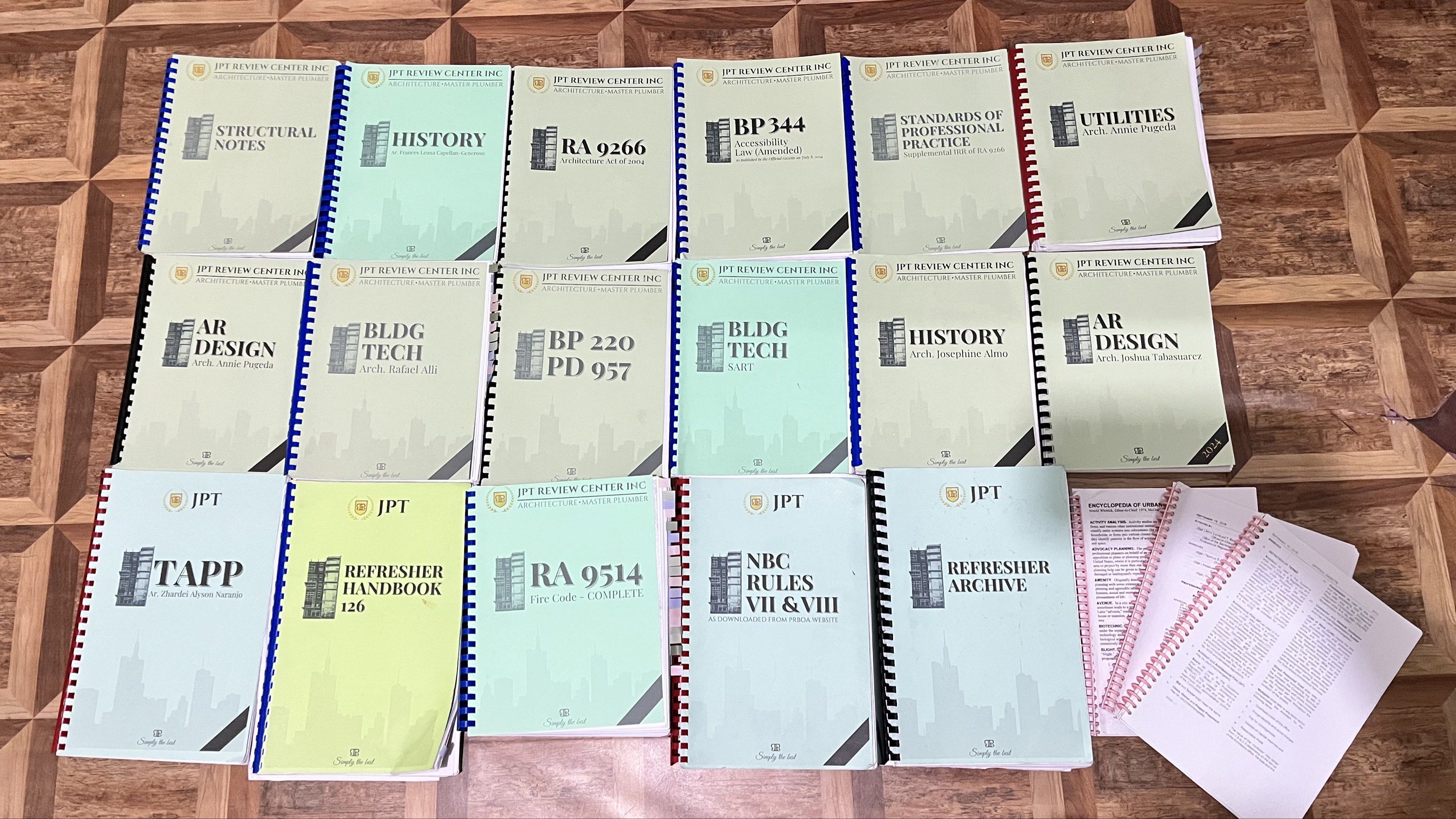 ALE and MPLE Review Materials + Freebies (Category: Textbooks) located in Pasig City. Submitted by yummyczrn (Listing ID 1420096246, Image 1). Description: For sale: Architect Licensure Exam (ALE) Reviewers + Freebies! ♥︎ JPT Comprehensive Books + Refresher (Complete Set) - 2,000 ♥︎ Atlas Comprehensive Books + Refresher - 1,500 ♥︎ TopLab Flashcards - 2,500 ⤷ Building Materials, Building Systems, History of Architecture ⤷ Mock Exam Set A & B ♥︎ AL