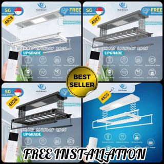 { FREE INSTALLATION }Electric Drying Rack | Ceiling Dryer Rack ...