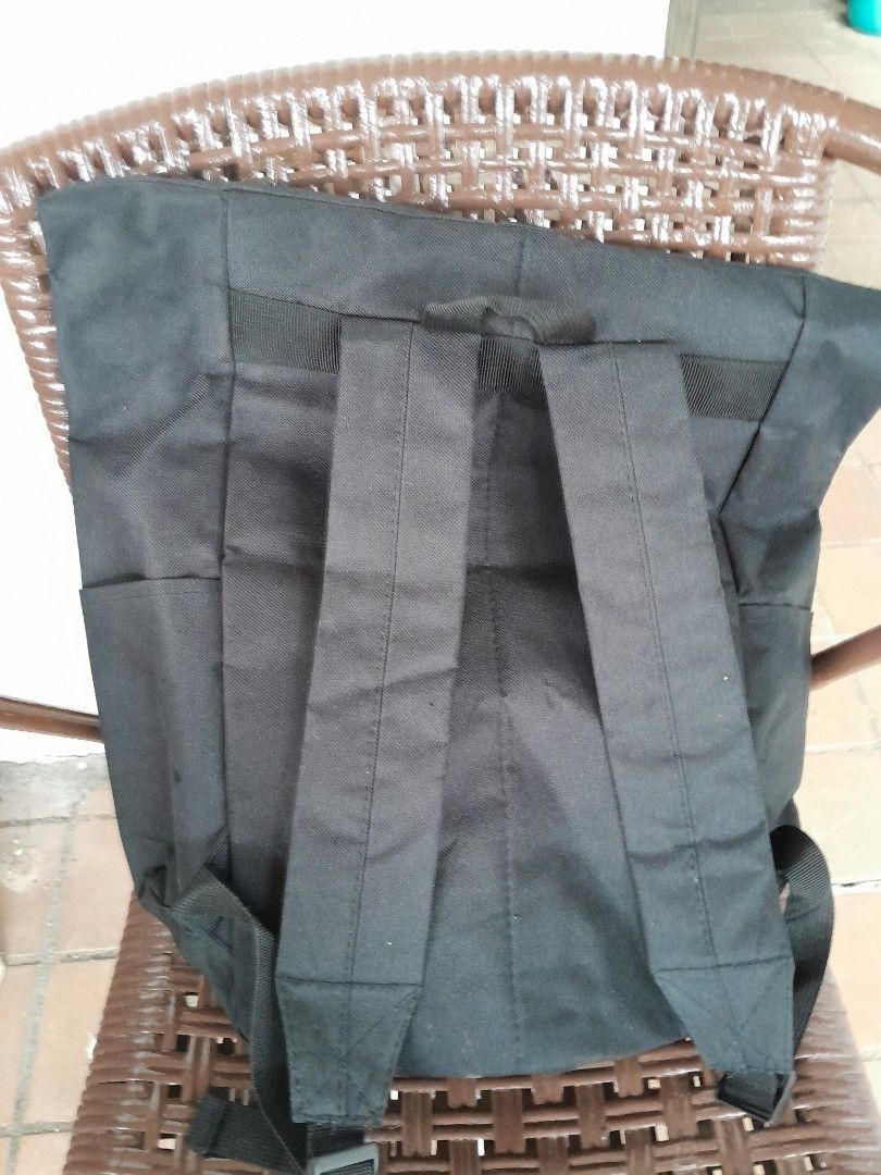 Backpack (Category: Bags & Wallets) located in Ampang. Submitted by maaria (Listing ID 1420014637, Image 3). Description: Backpack, preloved. Black. Postage rm8 wm rm10 em.