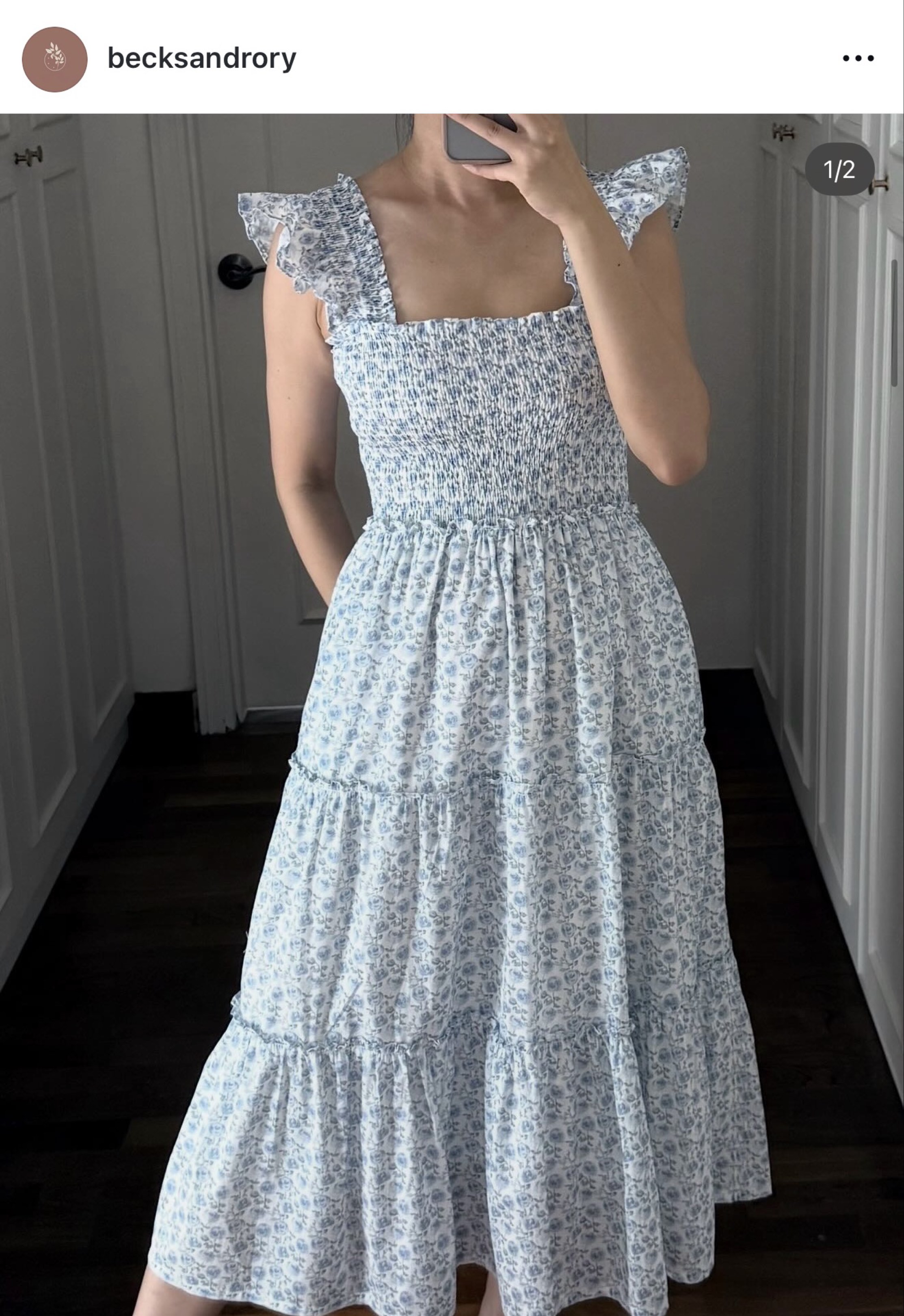 Rachel Rorie Becks & Rory Rachel in Rose Blue, Women's Fashion, Dresses & Sets ...