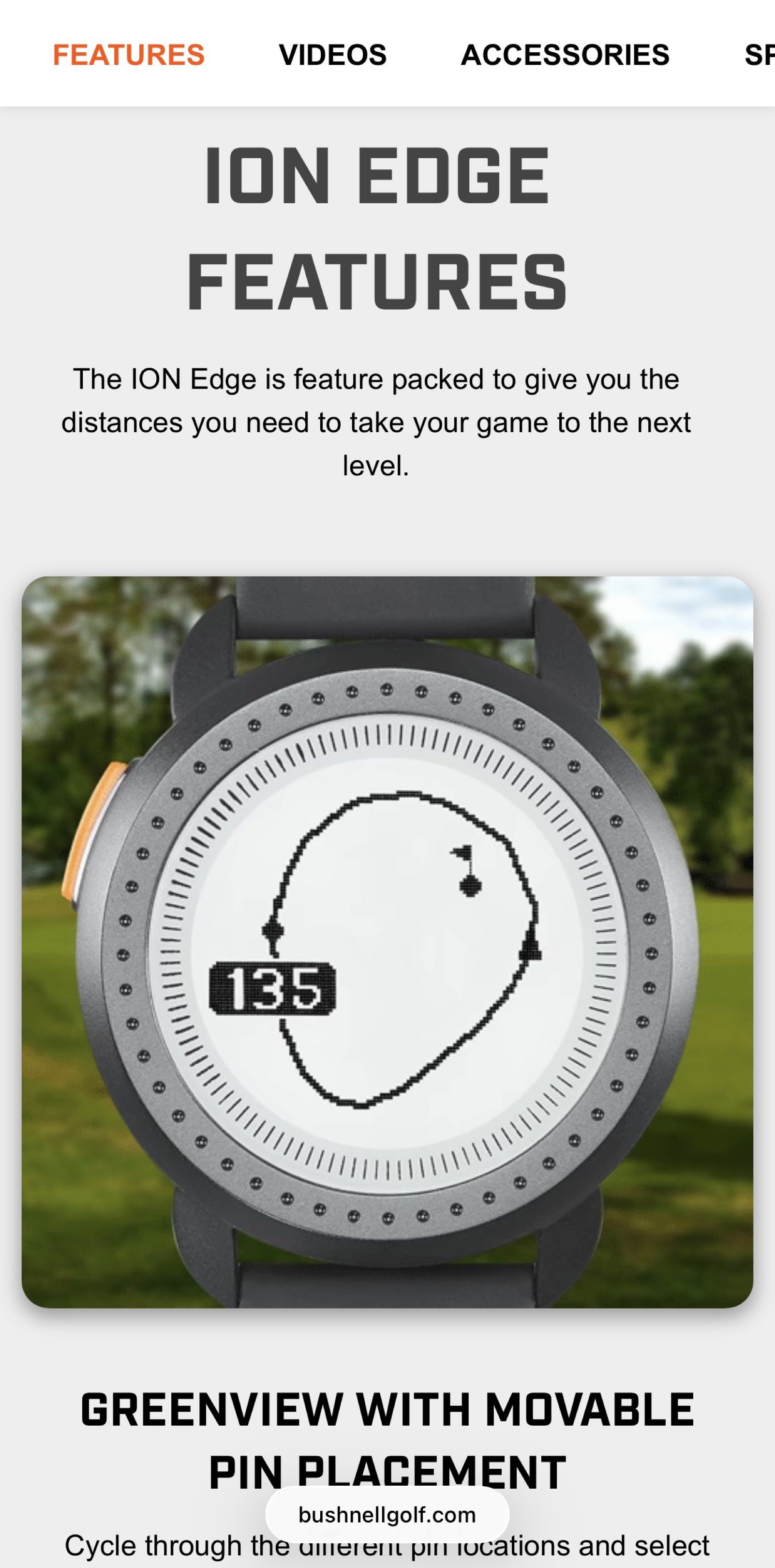 Bushnell ION EDGE GPS Rangefinder Watch (Category: Golf) located in Manila. Submitted by squal_2322 (Listing ID 1420040993, Image 3). Description: Brand new sealed Orig price is 150usd Selling for only 7k Pasay location .