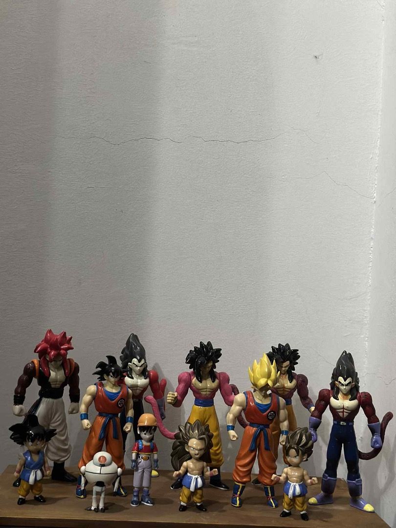 Dragon Ball Super Battle Collection Set Vintage (Category: Figurines & Statues) located in Manila. Submitted by jbdf23 (Listing ID 1420077820, Image 2). Description: Dragon Ball Super Battle Collection Set Goku base Goku ssj Goku gt base Goku gt ssj Goku gt ssj3 Goku gt ssj4 - USA version Goku gt ssj4 - Japan version Gogeta ssj4 Vegeta gt ssj4 - USA version Vegeta gt ssj4 - Japan version Pan Giru Authentic Vintage Rare Issue: Gogeta - paint chips