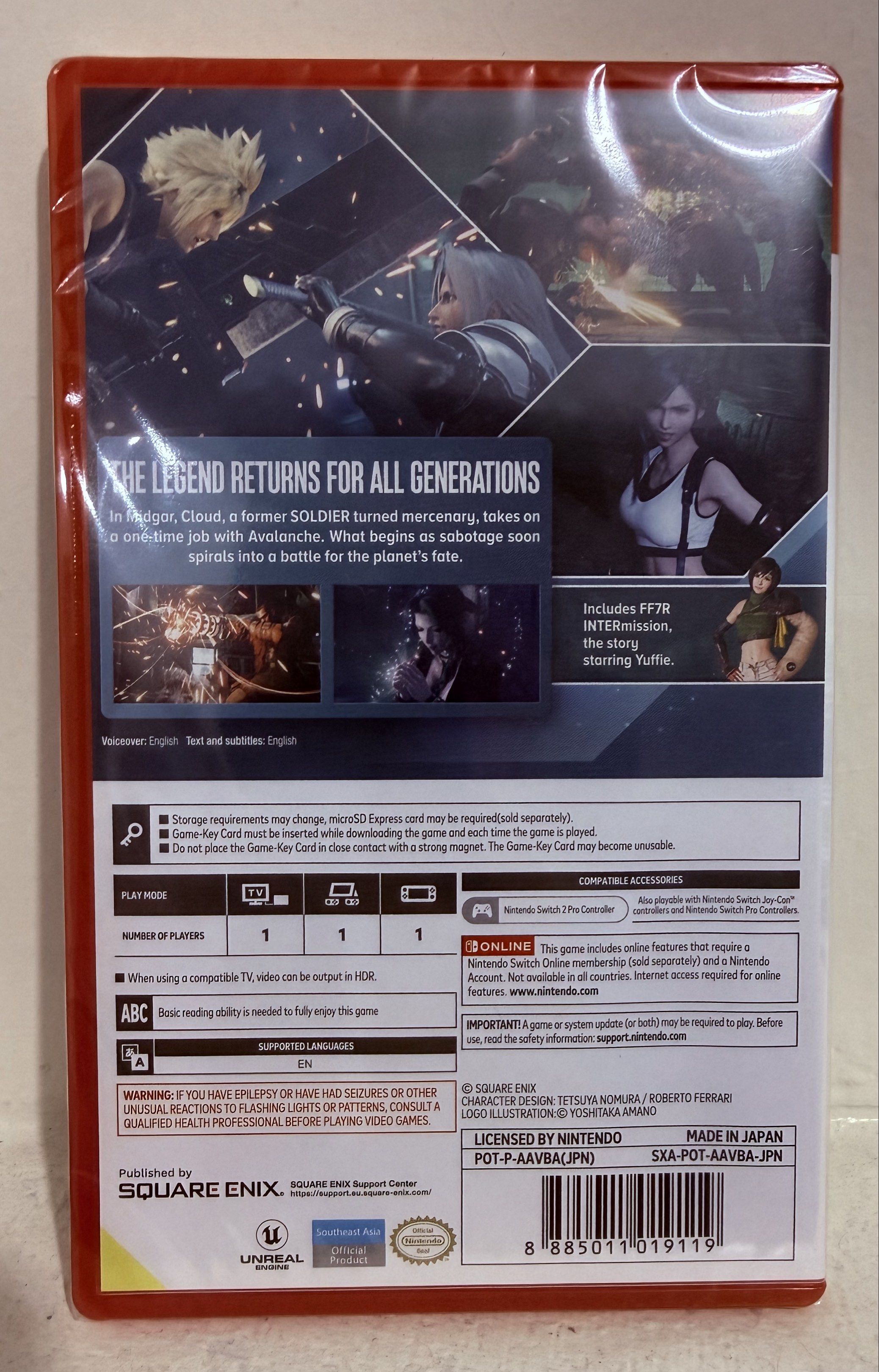 Final Fantasy VII Remake Intergrade - Nintendo Switch 2, Video Gaming ...