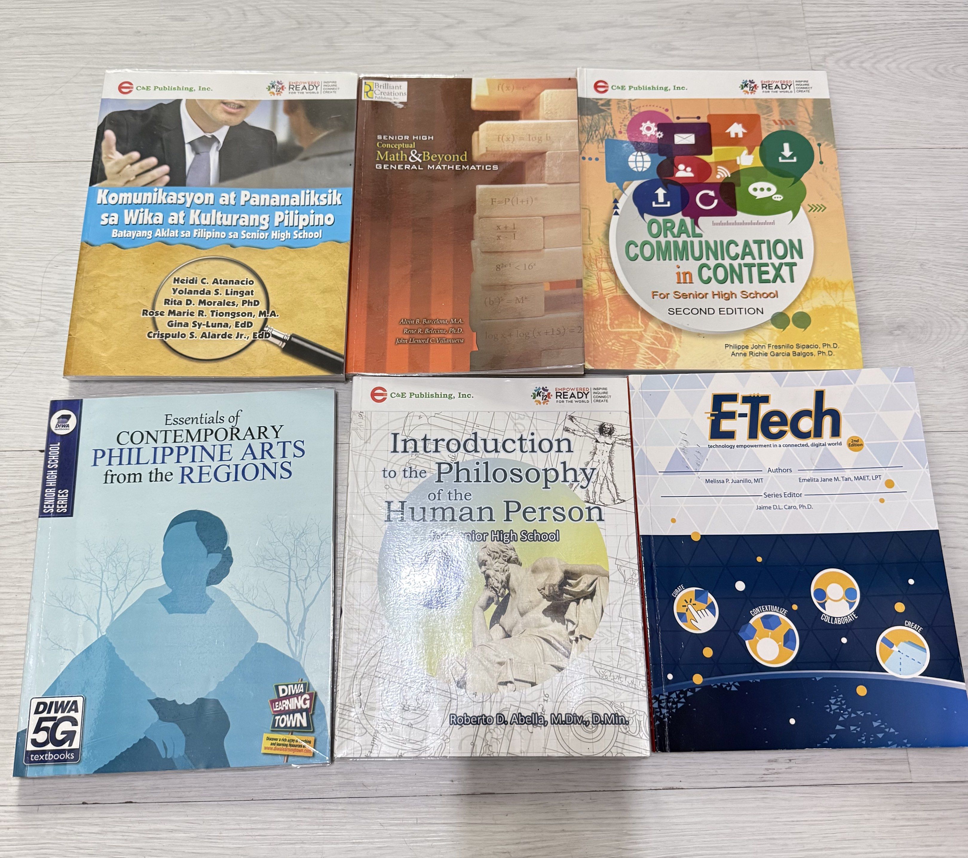 Grade 11 textbooks - Used (Category: Textbooks) located in Taguig. Submitted by familypreloveditems (Listing ID 1420001556, Image 1). Description: Grade 11 textbooks Good Condition May sagot na ibang page 300 each .