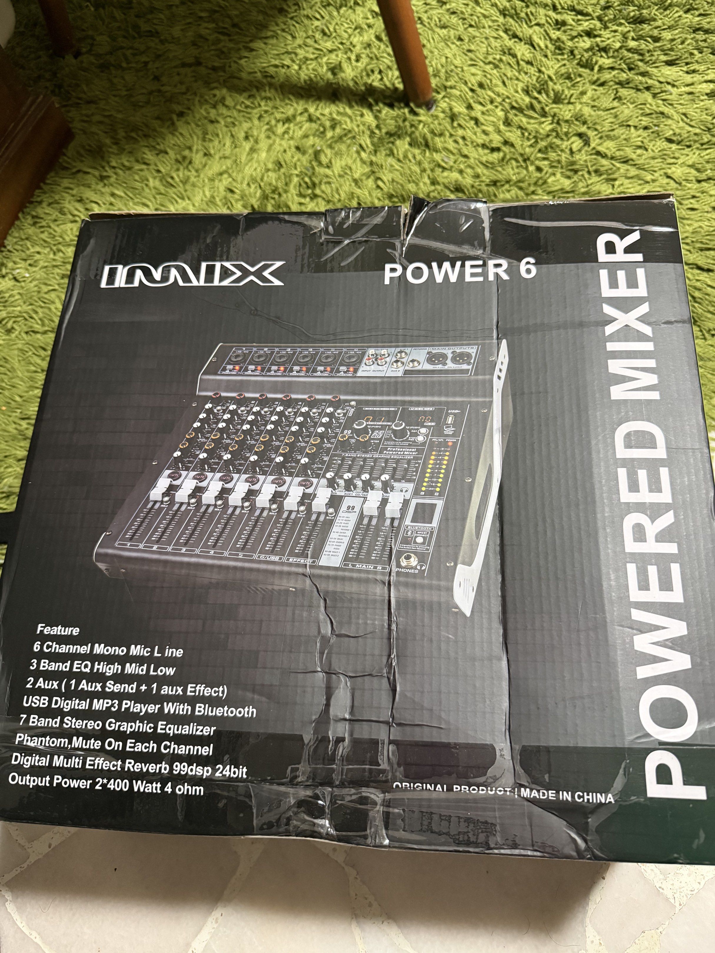 Iqueue Mixer Imix Equalizer-powered Audio Mixer with amplifier, Audio, Other Audio ...