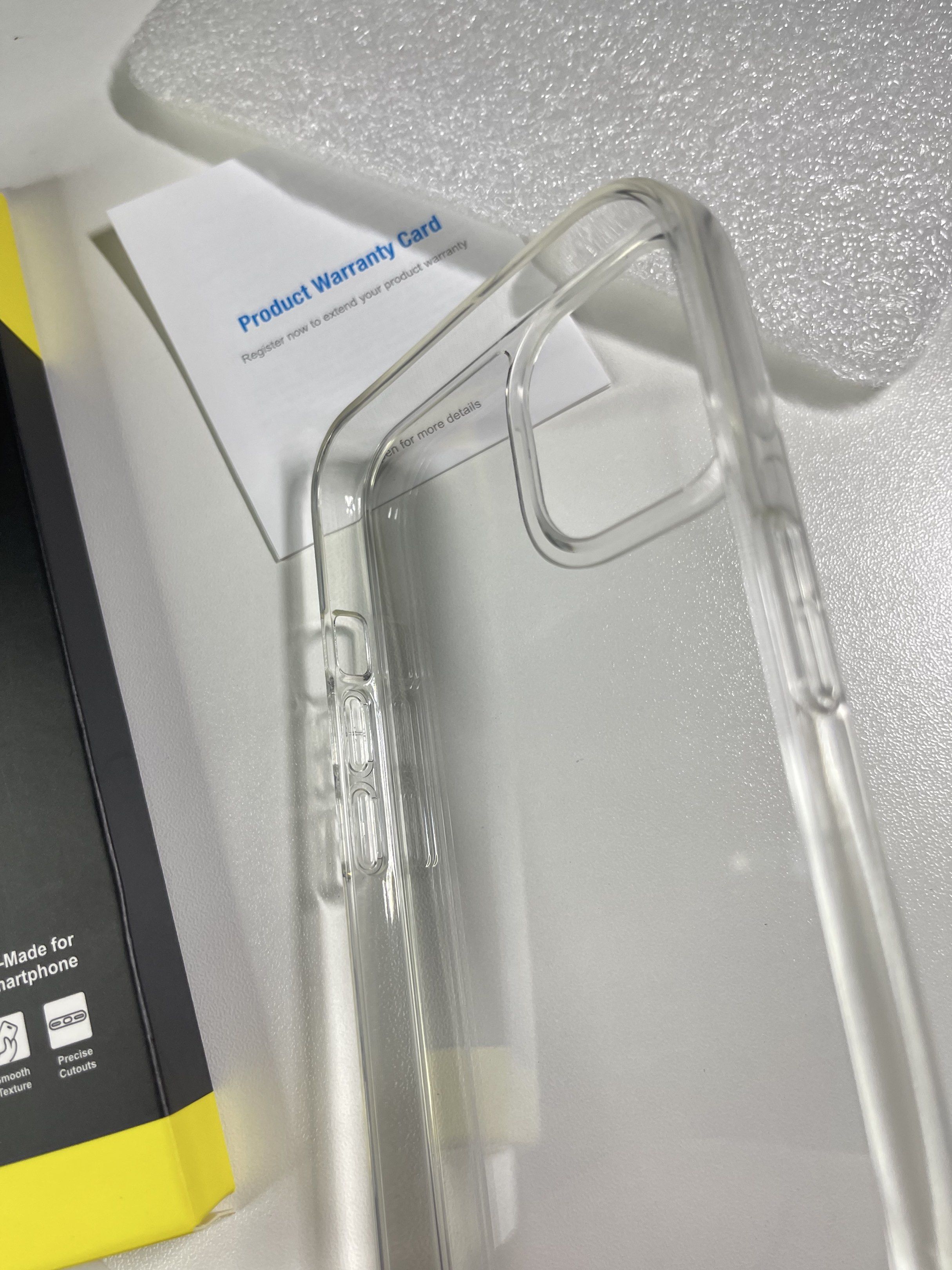 iPhone 13 Protective clear case (Category: Cases & Sleeves) located in San Leonardo. Submitted by emn_gadgetgrid (Listing ID 1420020013, Image 2). Description: iPhone 13 Protective Premium Case 6.1 inch from Japan iPhone case • Anti-Yellowing • Shock-Absorbing • Bumper Cover • Scratch-Resistant • Hard Clear Case • Wireless charging compatible.