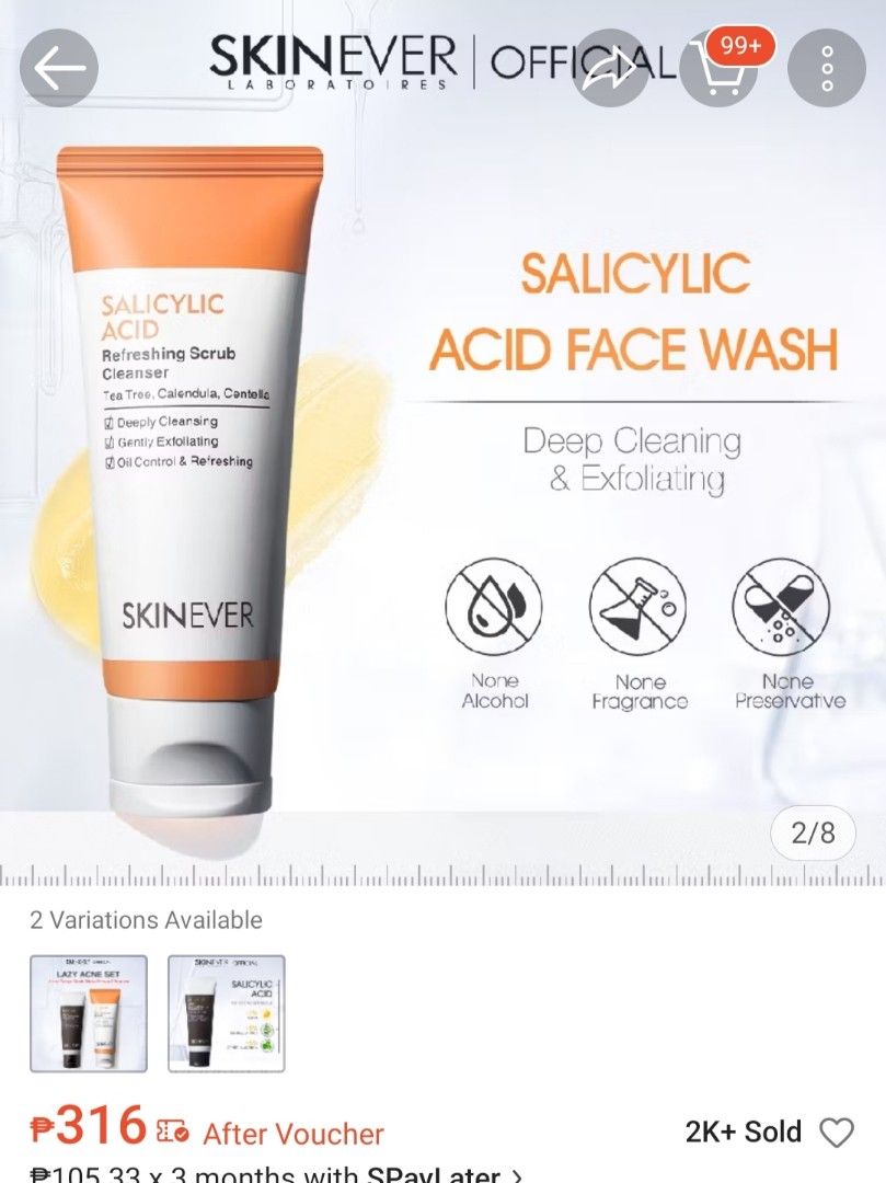 LAZY ACNE SET BY SKIN NEVER (Category: Announcements) located in Cavite. Submitted by annek_annek (Listing ID 1420072086, Image 2). Description: PLEASE SEND ME A MESSAGE FOR MORE DETAILS. BUNDLE OF TWO.