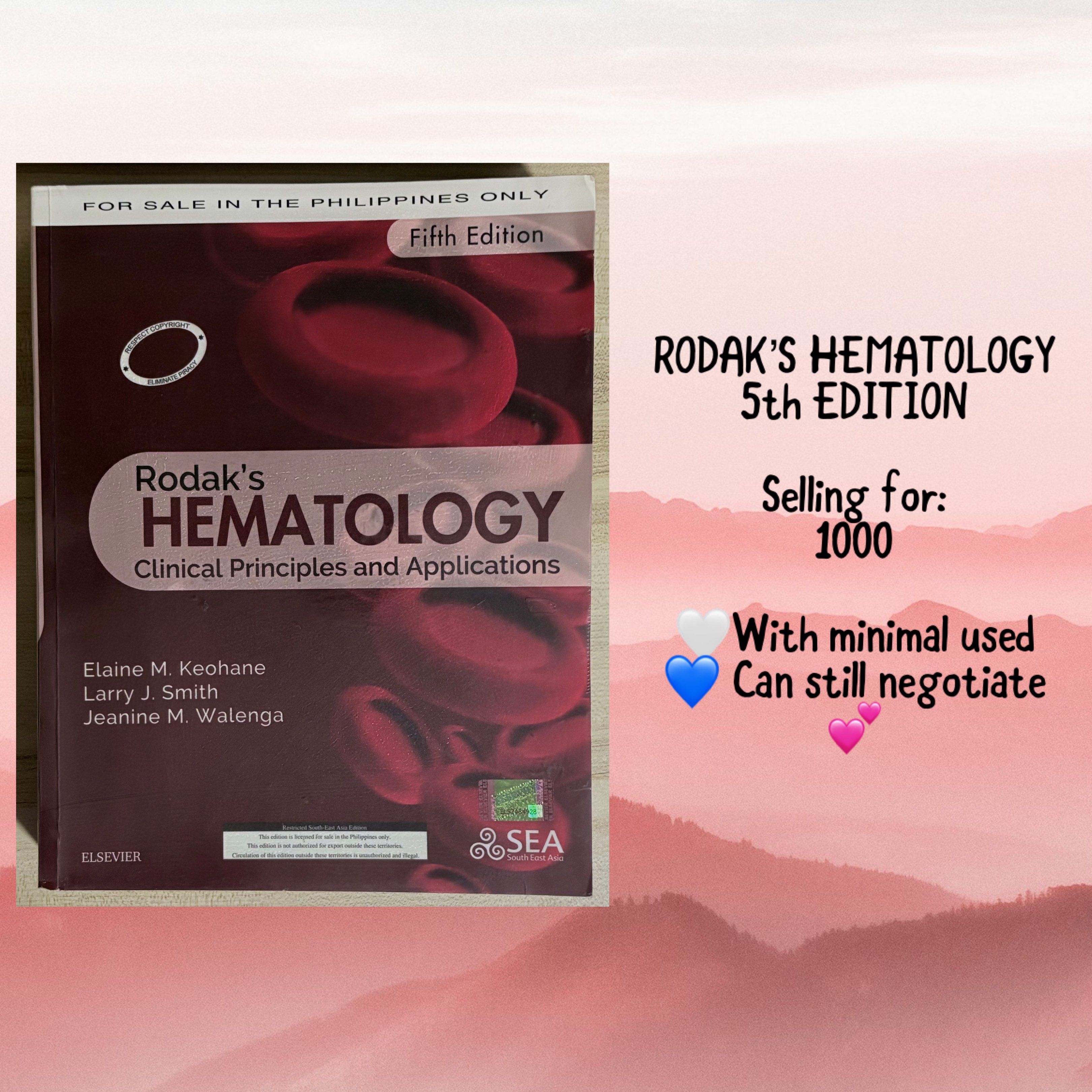 Medtech Books for Sale!!! (Category: Textbooks) located in Santa Rosa. Submitted by misstineew (Listing ID 1420001600, Image 3). Description: Selling my medtech books! Location: Santa Rosa, Nueva Ecija Mode of payment: Cash (Meet-up), Gcash, BDO Delivery: Meet-up, shipping available.