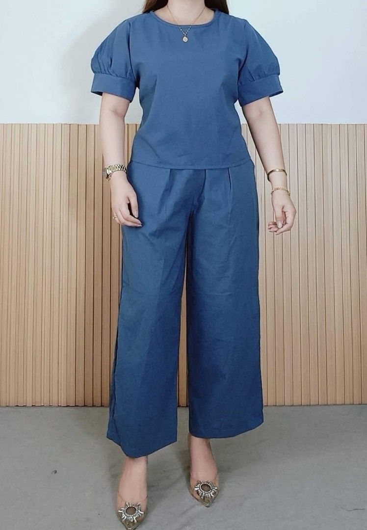 MEGAN TOP AND PANTS TERNO (Category: Sets or Coordinates) located in Cainta. Submitted by agirlnamedkatkatII (Listing ID 1420015291, Image 1). Description: MEGAN TOP AND PANTS TERNO P420.00 FREESIZE CAN FIT FROM SMALL-XL FABRIC: COTTON LINEN FABRIC NOTE: PLEASE PROVIDE 2ND AND 3RD COLOR OPTIONS.
