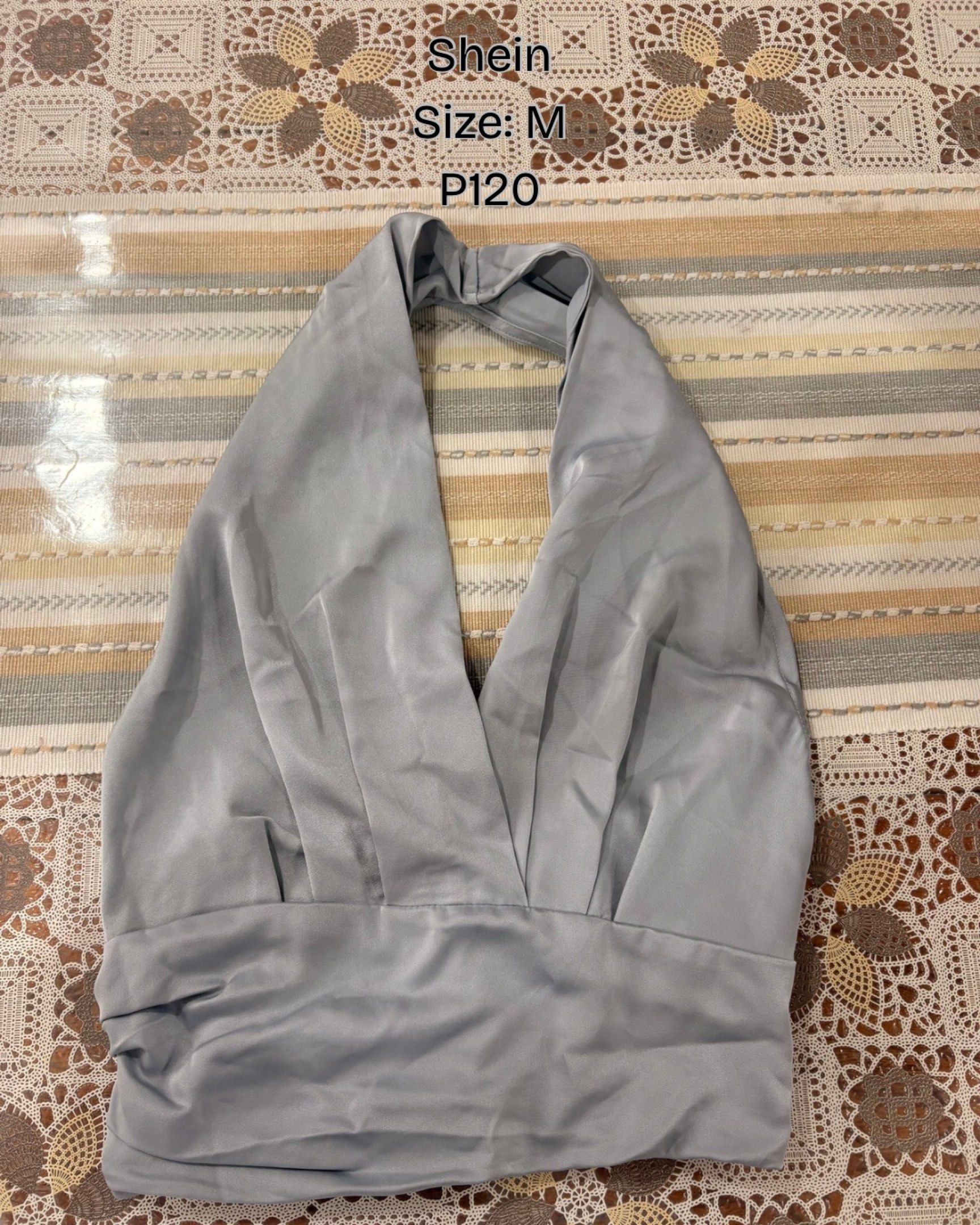 P200 below Tops (tap and scroll to see more) (Category: Blouses) located in Antipolo. Submitted by sailed.items (Listing ID 1420067787, Image 2). Description: - Brands, Sizes, Prices are listed per photo - All authentic brands - First come first serve basis - NO TO JOY MINERS PLS - All affordable and good condition - PM to get your desired item .