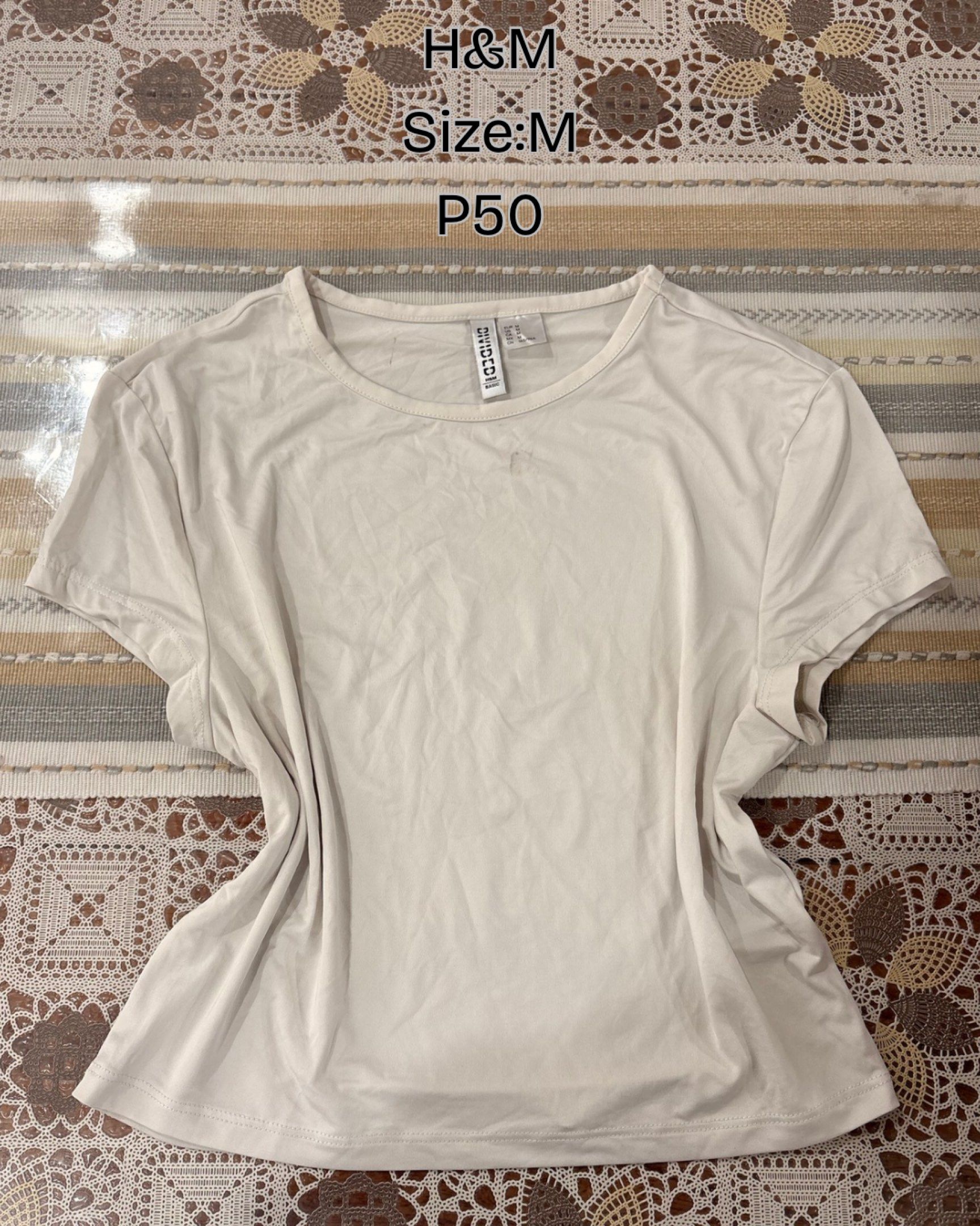 P200 below Tops (tap and scroll to see more) (Category: Shirts) located in Antipolo. Submitted by sailed.items (Listing ID 1420068690, Image 1). Description: - Brands, Sizes, Prices are listed per photo - All authentic brands - Freebies are included per transanction - First come first serve basis - NO TO JOY MINERS PLS - All affordable and good condition - PM to get your desired item .