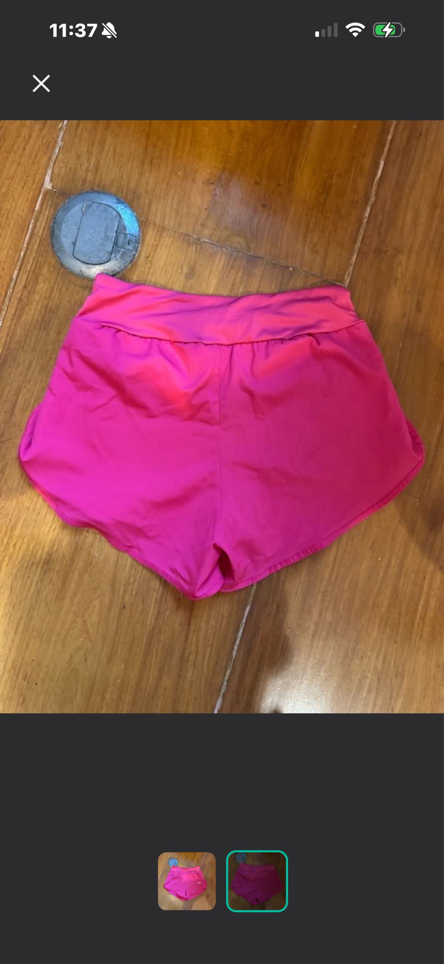 Pink Running Shorts (Category: Activewear) located in Quezon City. Submitted by mp_declutters (Listing ID 1420004131, Image 2). Description: Worn once only Rfs not my best size .
