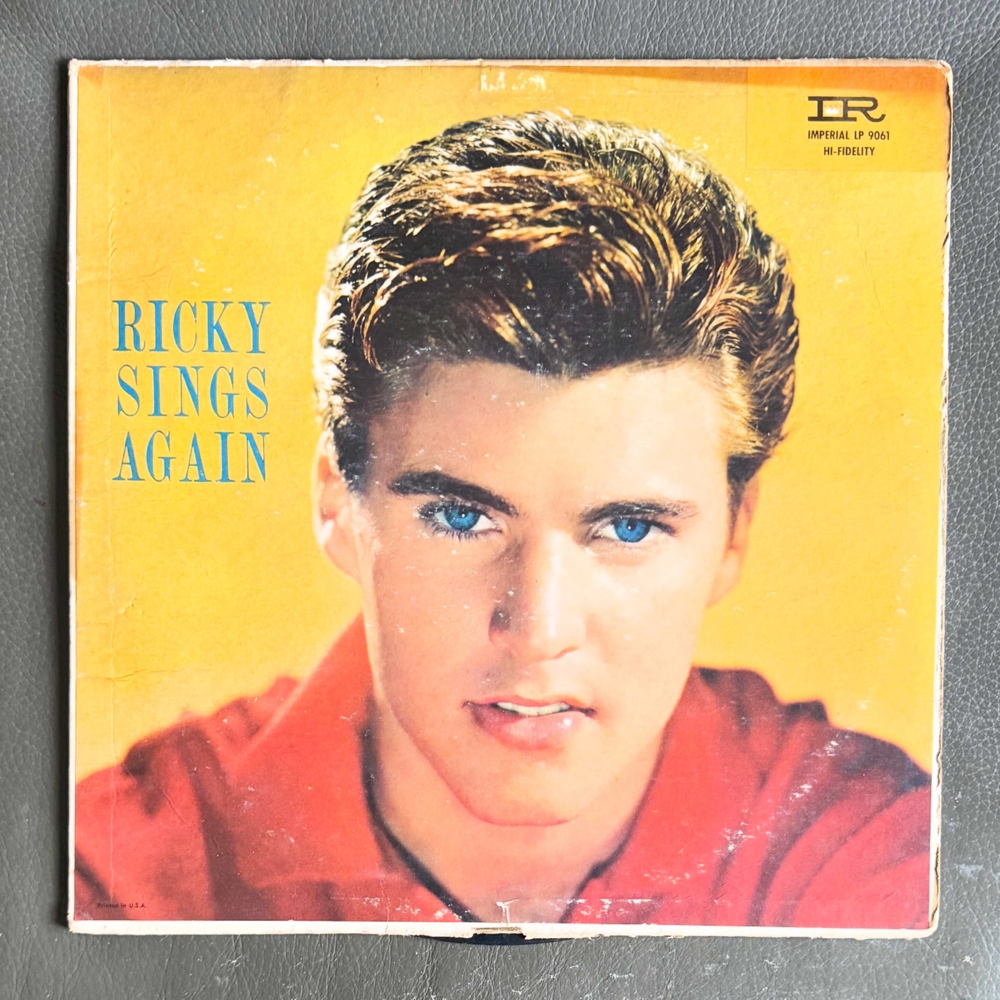 Australian Singer Ricky Ricky Nelson - Ricky Sings Again LP 舊版 黑膠唱片, 興趣及遊戲, 收藏品及紀念品, 韓流 - Carousell