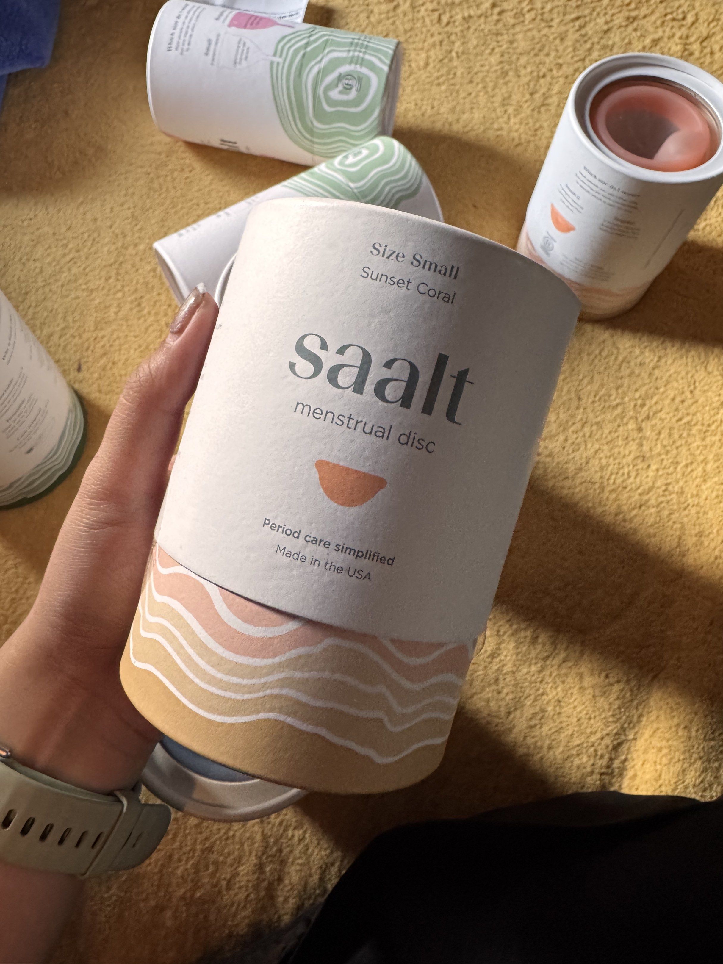 Saalt Menstrual Disc - Size Small (Category: Sanitary Hygiene) located in Manila. Submitted by eveprado (Listing ID 1420009695, Image 1). Description: Brand New and Sealed Loc: Pateros.