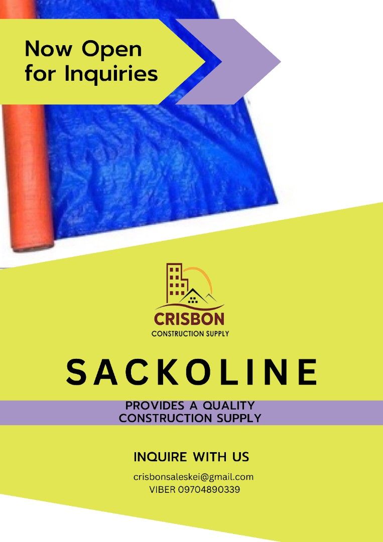 Sacoline Sackoline 8ft x 100meter, Commercial & Industrial, Construction ...
