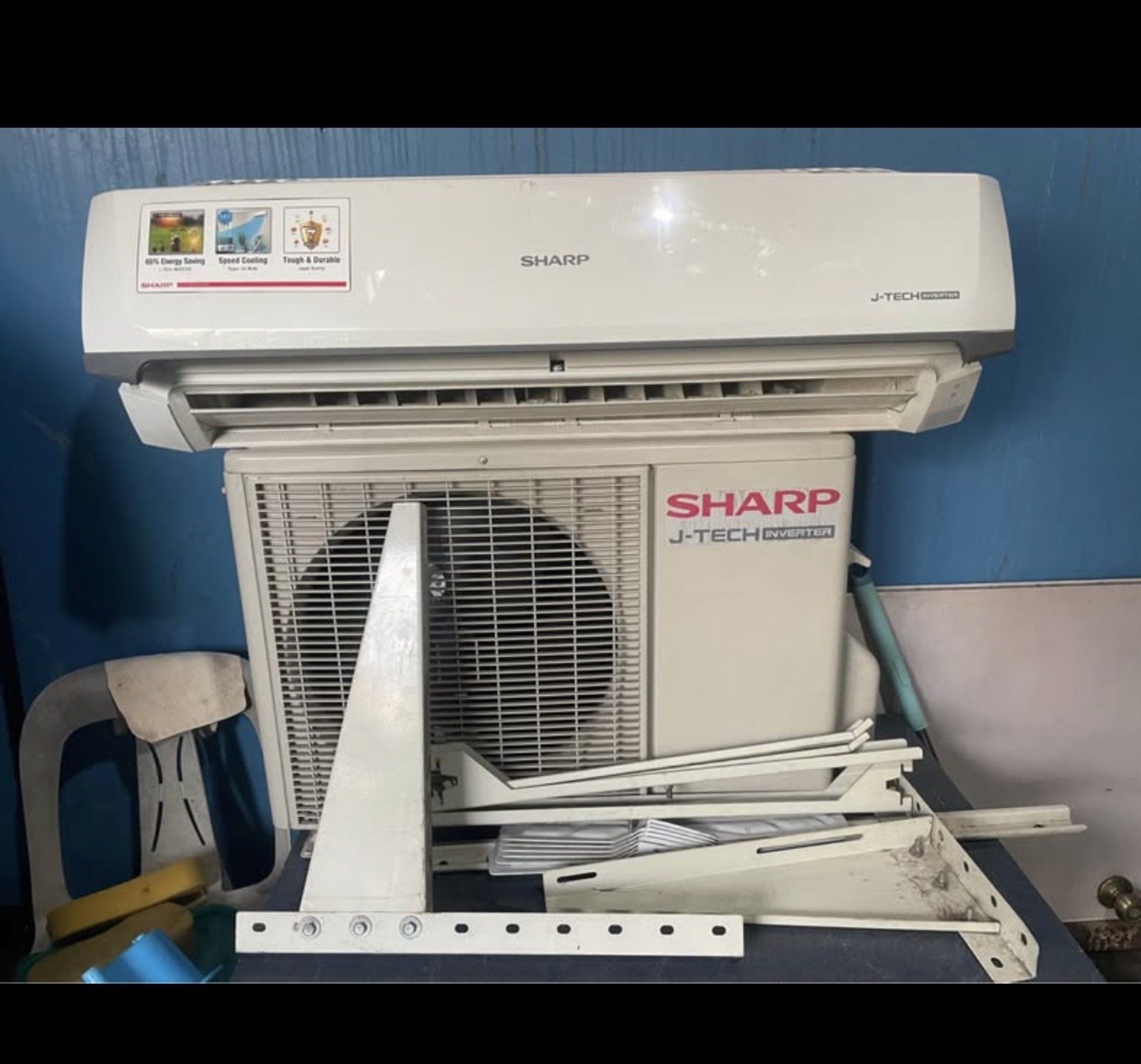 Sharp J-tech Inverter Split Type 2.5 HP (Category: Air Conditioning and Heating) located in Bacoor. Submitted by dorothy99sev (Listing ID 1420095480, Image 1). Description: Split type Aircon Brand:Sharp J-tech Inverter Split Type 2.5 HP Original purchase price: 70k Selling price: 40k (4months lang ginamit, ginamit po namin sa restaurant) very negotiable po sa sure buyer. No ISSUE. All goods. LOCATION: Cavite Pwede po viewing para macheck ang item