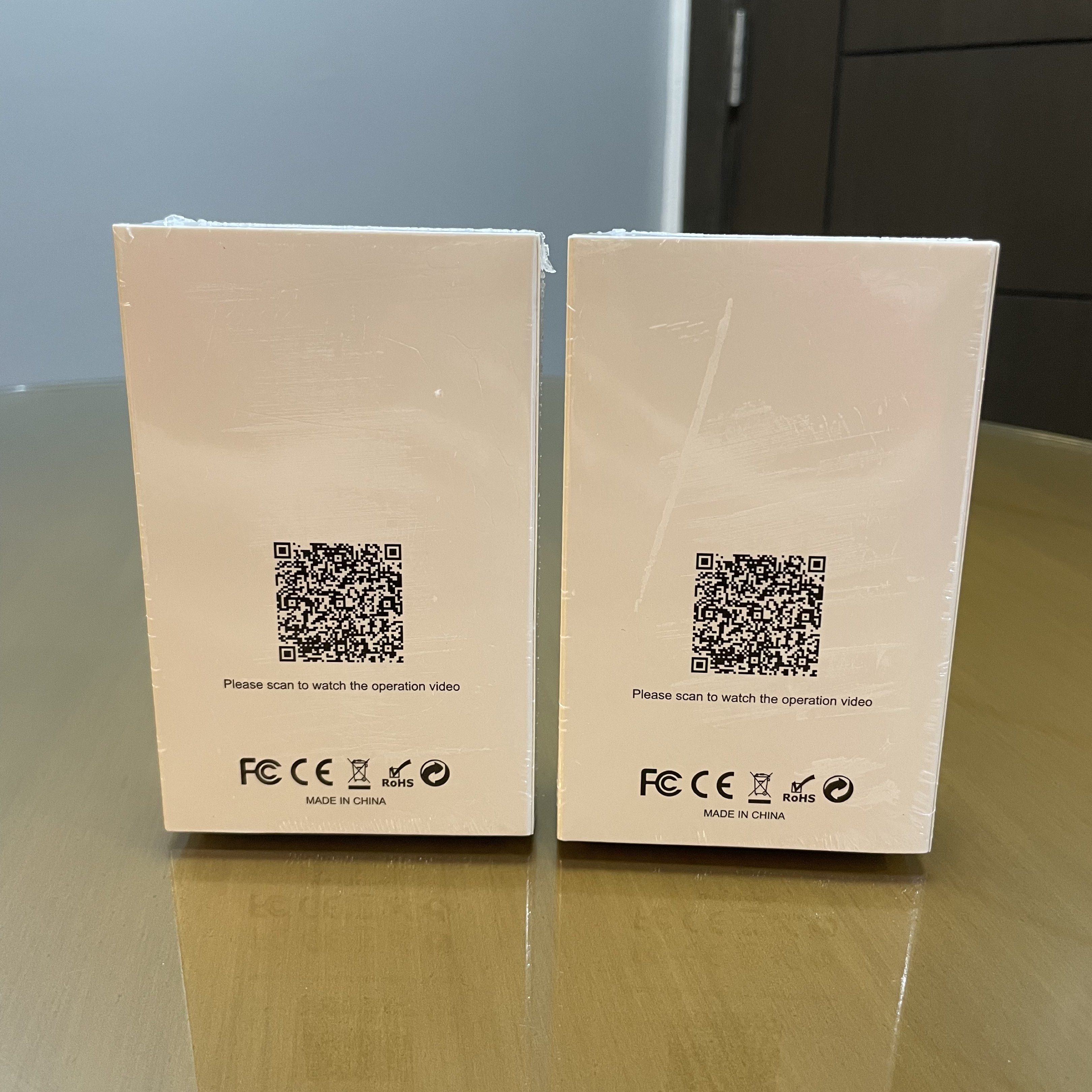 Smart watch with earbuds (Category: Wearables & Smart Watches) located in Quezon City. Submitted by ldld8 (Listing ID 1420135245, Image 2). Description: - Brand new and sealed - Includes original packaging - Features a QR code for an operation video - Made in China.