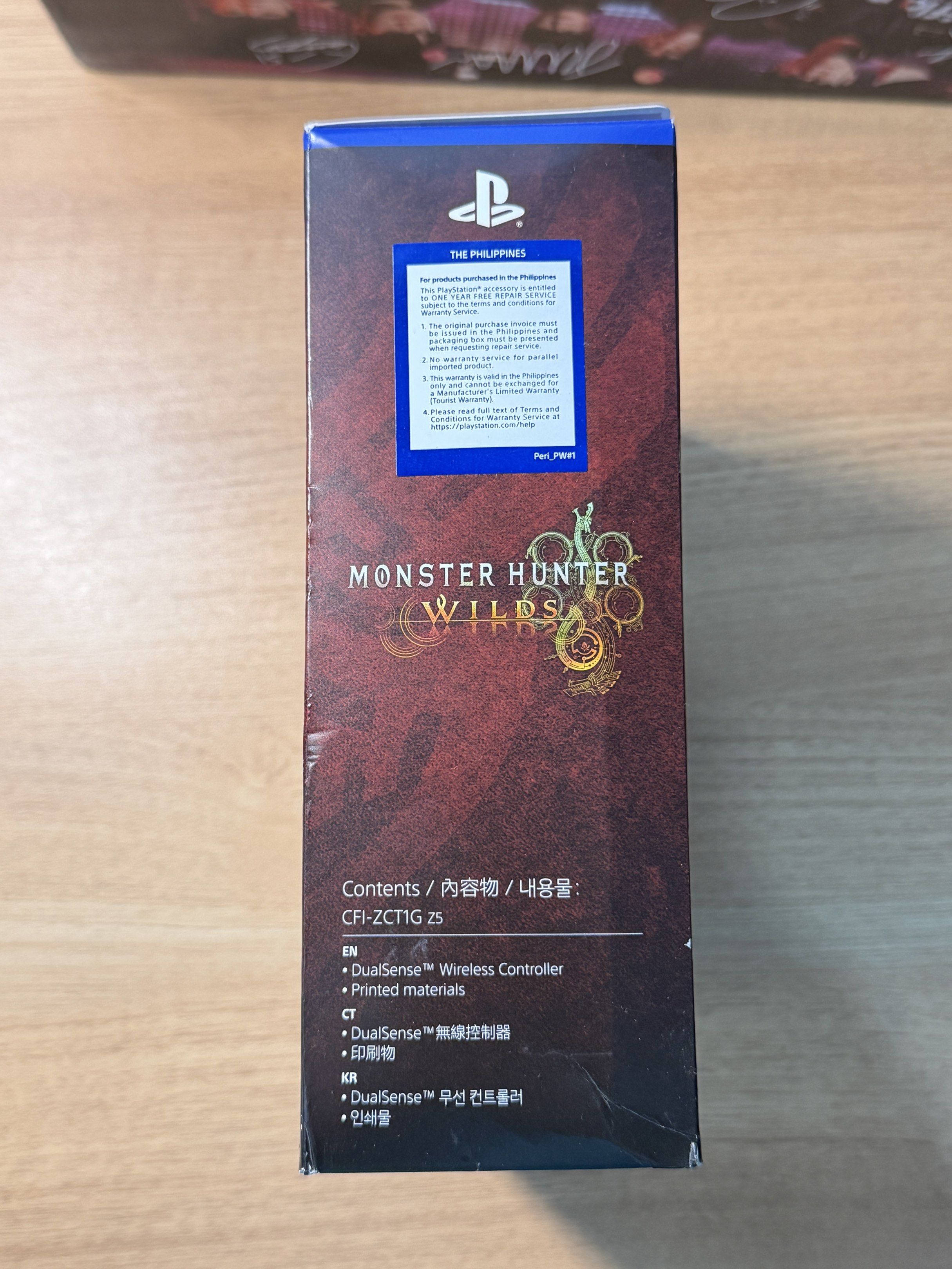 Sony PS5 - Monster Hunter Wilds Controller (Category: Controllers) located in Malolos. Submitted by reebstore (Listing ID 1420010501, Image 2). Description: MISB, has a little crease on the side.