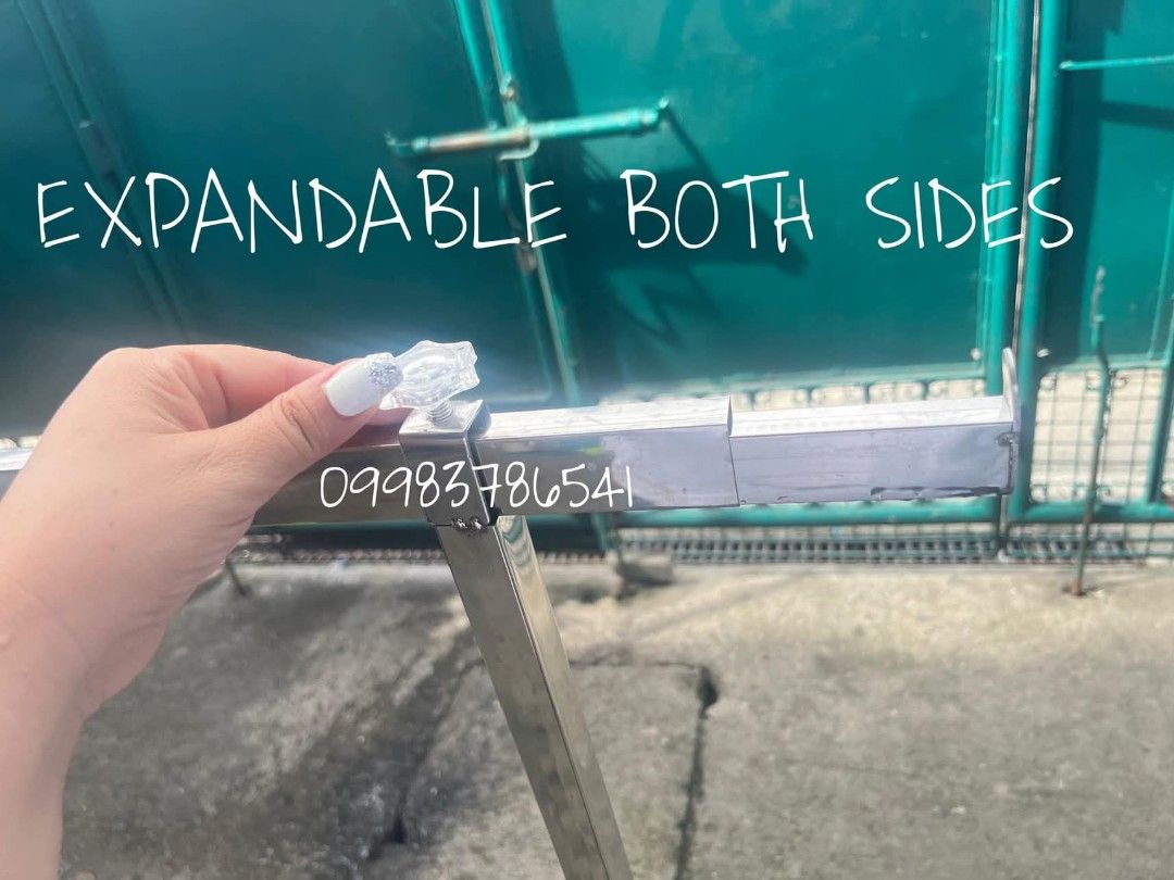 STAINLESS SINGLE BAR CLOTHING RACK (Category: Shelves, Cabinets & Racks) located in Manila. Submitted by shelvingstoreandmore (Listing ID 1420017990, Image 2). Description: All brandnew direct bodega Can SHIPP NATIONWIDE retail price posted already no to lp. This is brandnew not used.