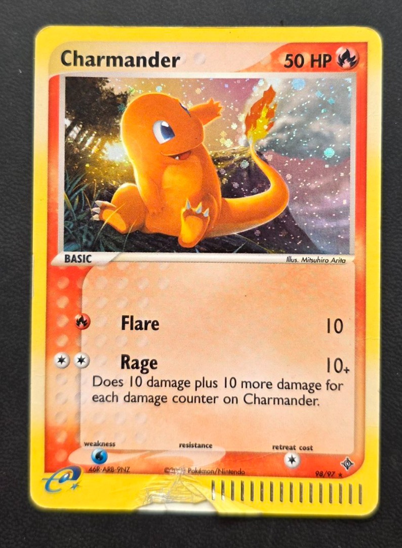[Vintage] Charmander #98 - Pokemon EX Dragon Secret Rare (2003) - Dmg ...