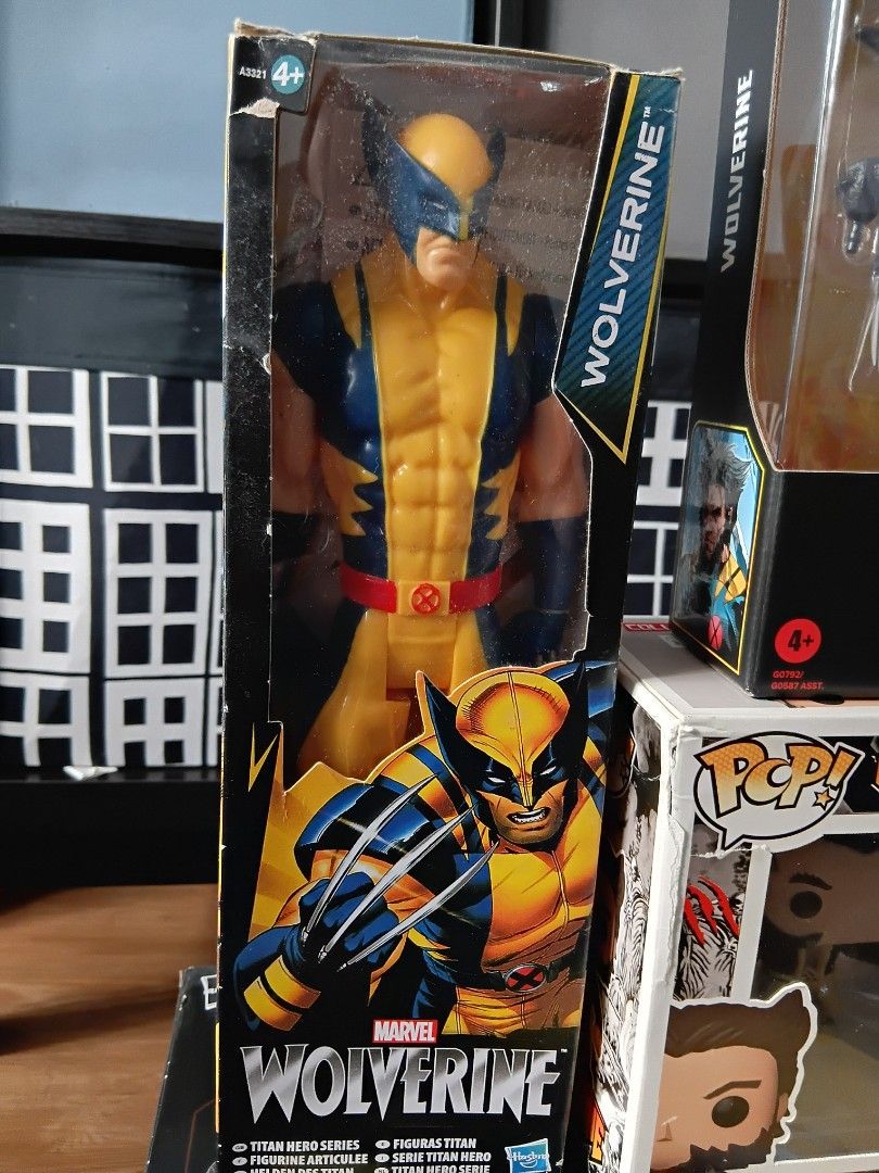 Wolverine Collection Bundle (Category: Toy Figures) located in Singapore. Submitted by royaltribe (Listing ID 1419987723, Image 3). Description: - Wolverine collectible bundle. - Includes Marvel Legends action figures. - Includes Funko Pop! figures. - All items are new and in original packaging. - Ideal for X-Men and Deadpool fans and collectors..