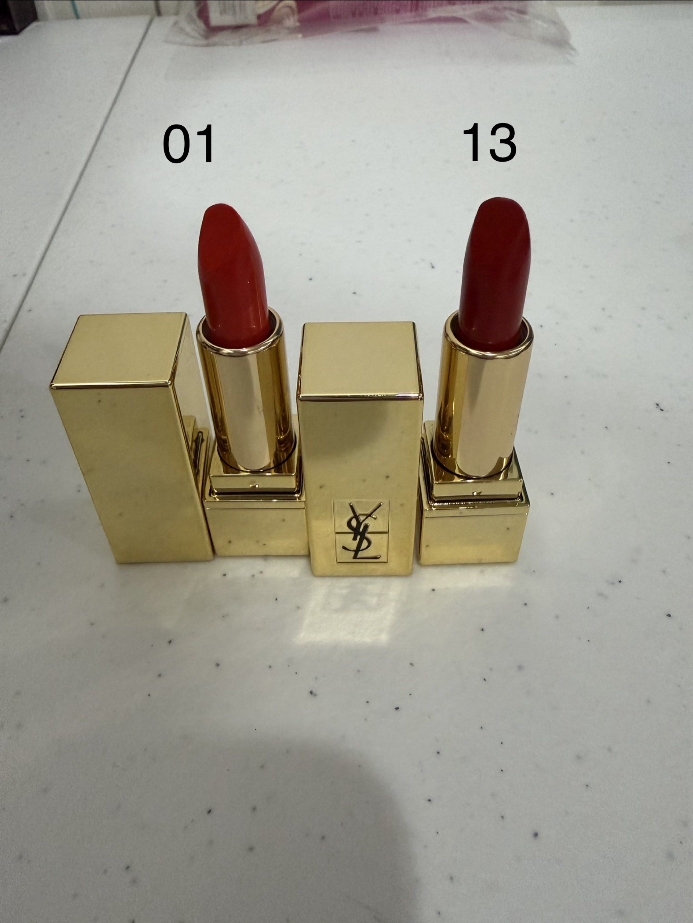YSL LIPSTICK (Category: Makeup) located in San Juan City. Submitted by cashfrancefashioncosmetics_ph (Listing ID 1411069703, Image 3). Description: ‼️PER PIECE-YSL ROUGE POUR CONTOUR LIPSTICK 1.3g NO BOX SHADE: 13 01.