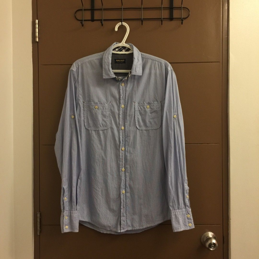 ZARA YOUTH Long Sleeves (Category: Formal Shirts) located in Quezon City. Submitted by pleasehelpmedeclutter (Listing ID 1420119360, Image 1). Description: • no flaws • width: 21" | length: 32".