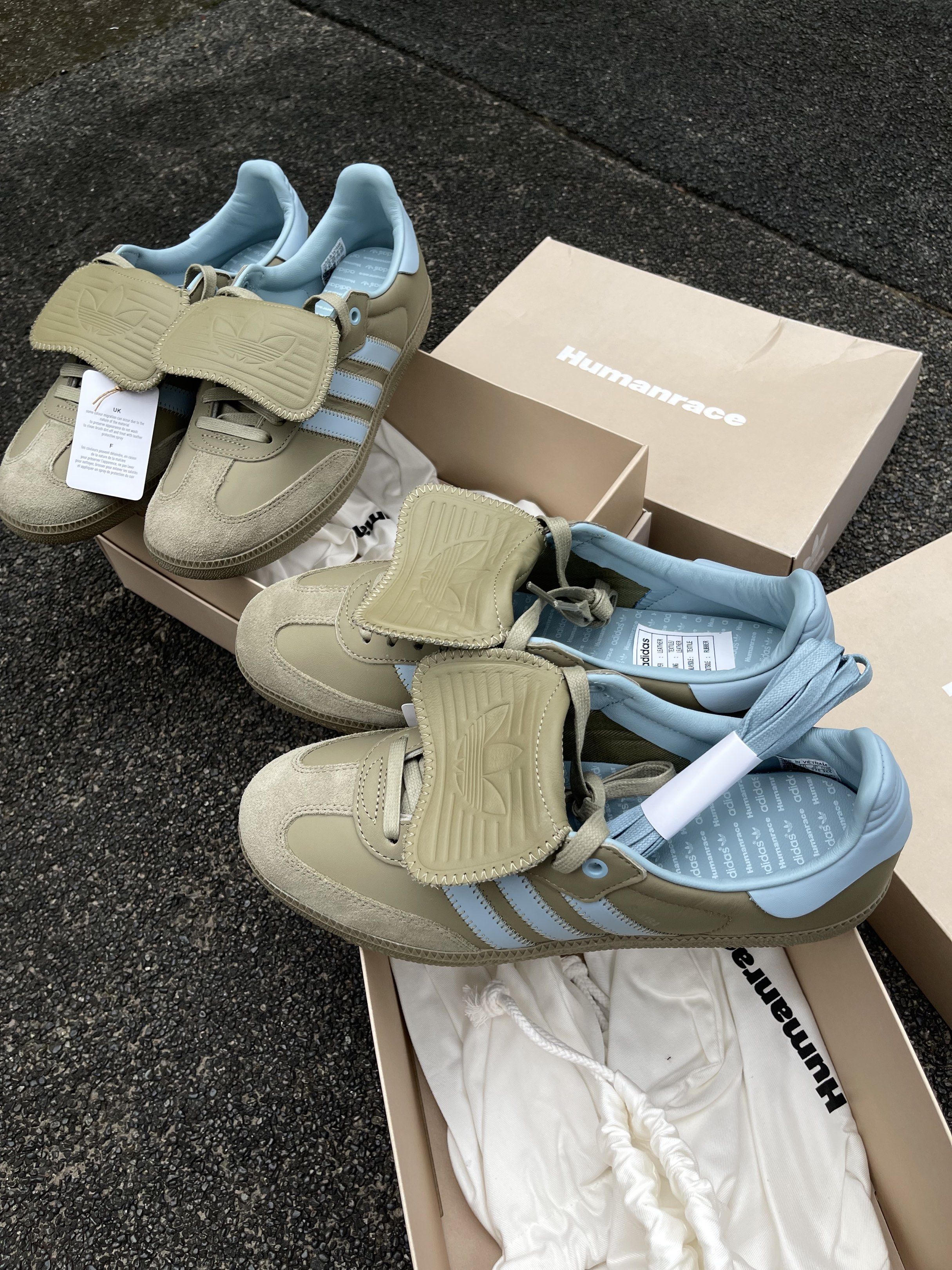 Adidas Samba HumanRace (Category: Sneakers) located in Quezon City. Submitted by christopherkirk (Listing ID 1420248502, Image 1). Description: brand new samba human race size 9 both 5500 each ( srp 9k ) qc area.
