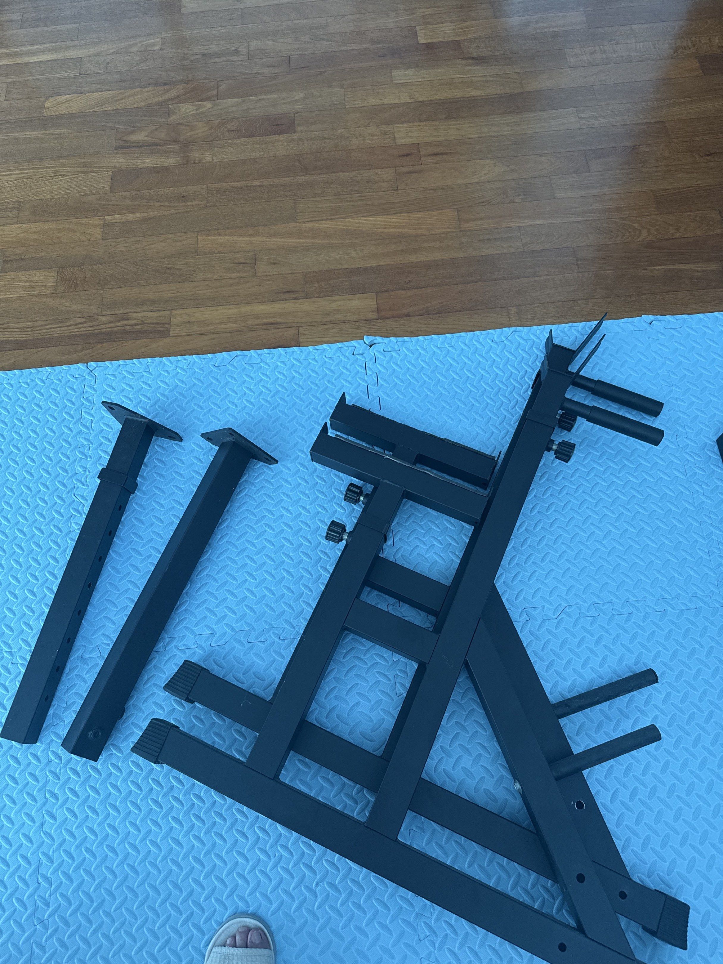 Adjustable Weight Rack, Sports Equipment, Exercise & Fitness, Weights ...